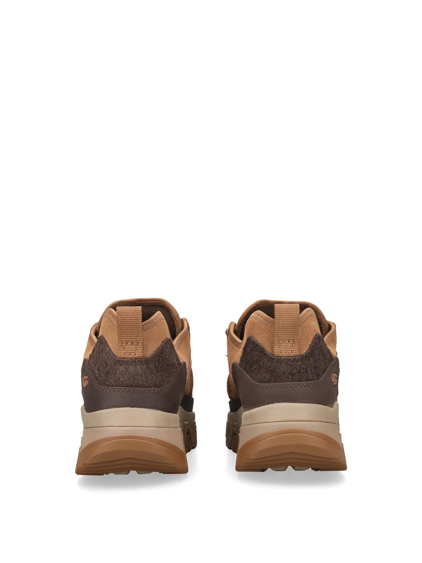 Mens Captrail Suede Low Top Trainers Tan