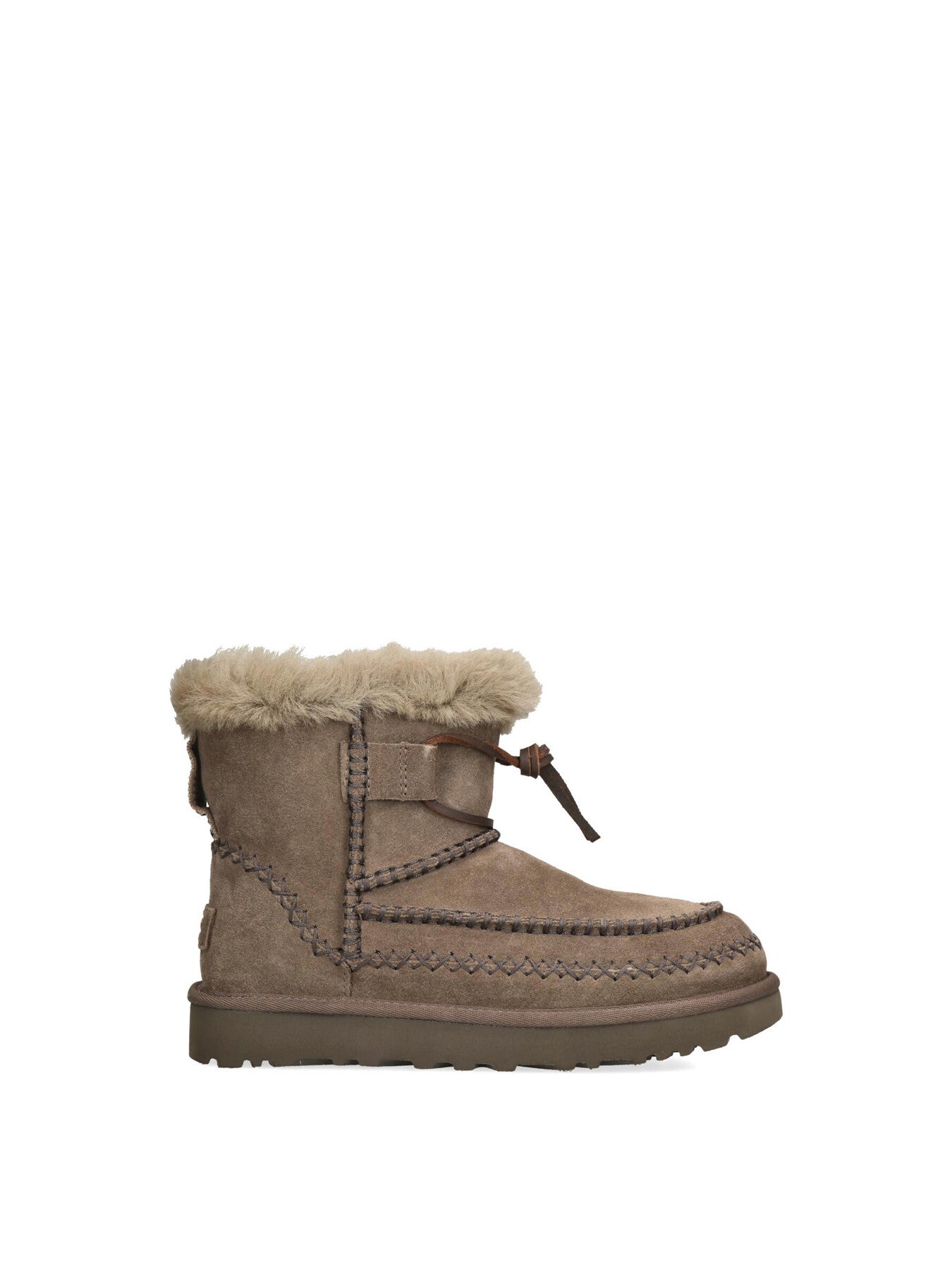 Womens Classic Mini Alpine Suede Ankle Boots
