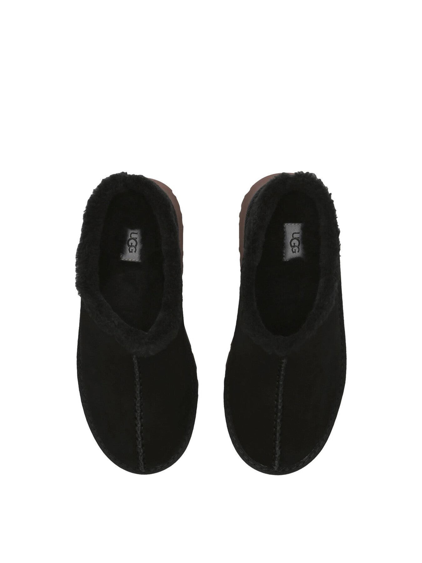 Womens New Heights Cozy Clog Suede Slip Ons