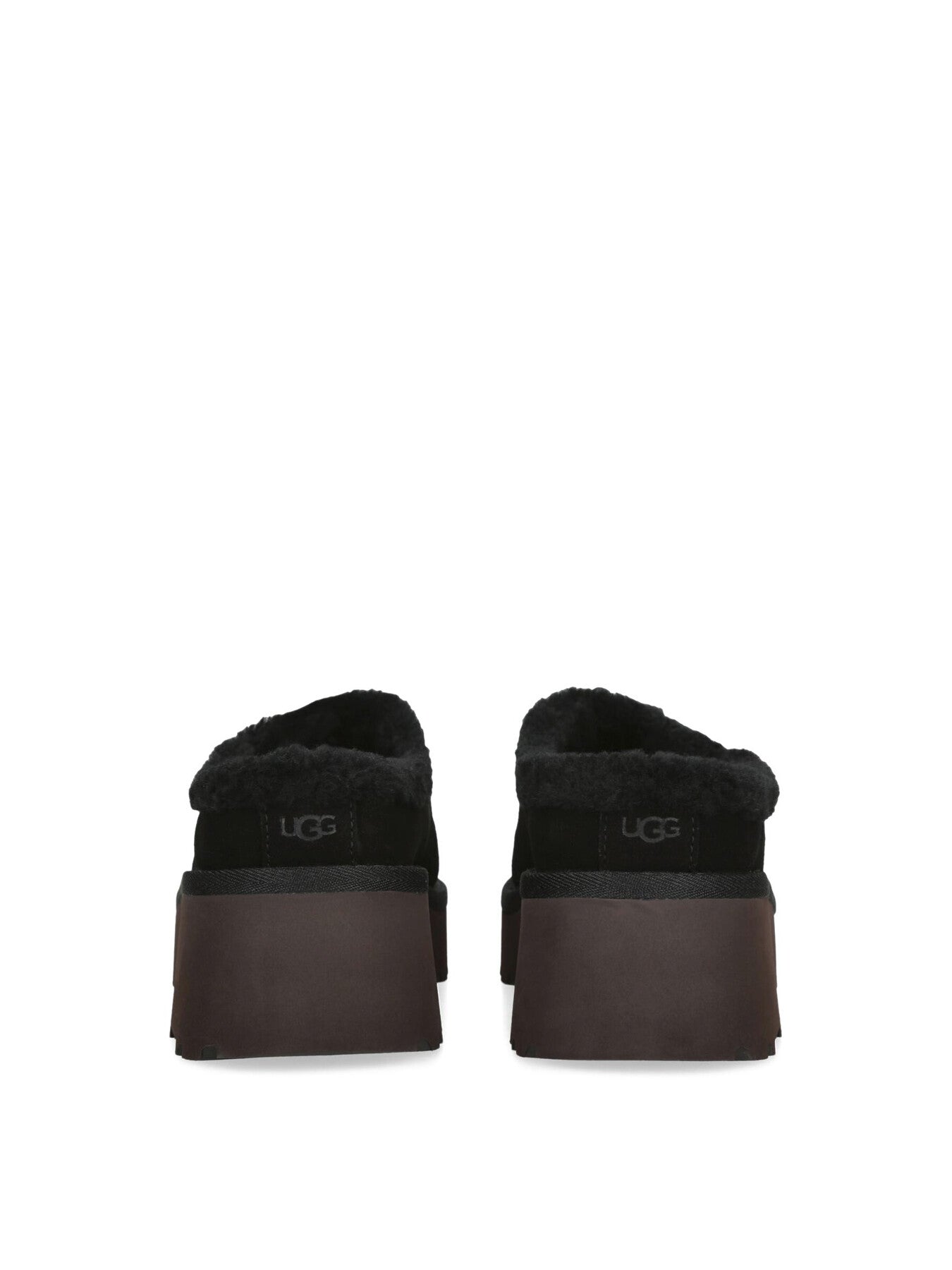 Womens New Heights Cozy Clog Suede Slip Ons
