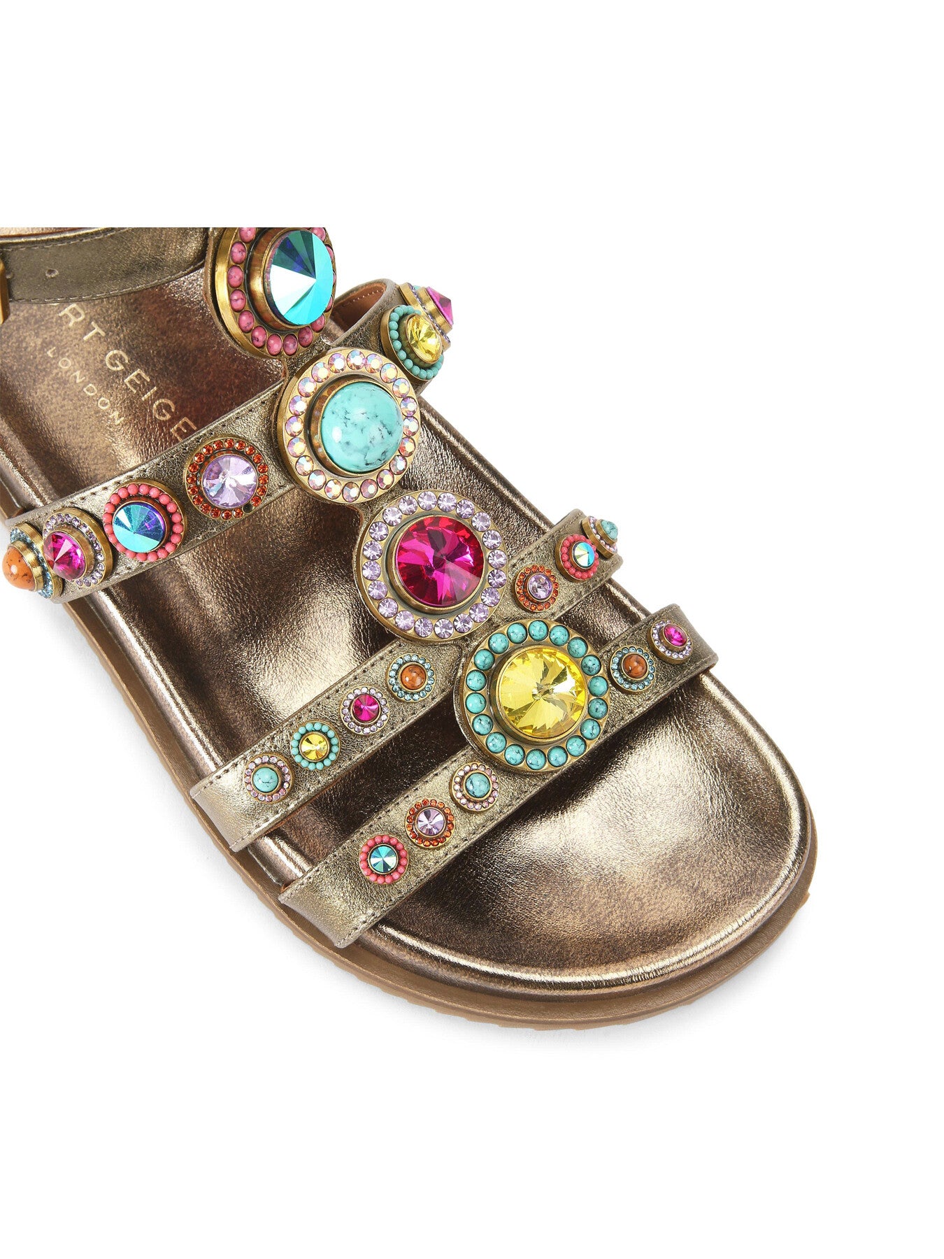 Octavia Gladiator Sandals Bronze