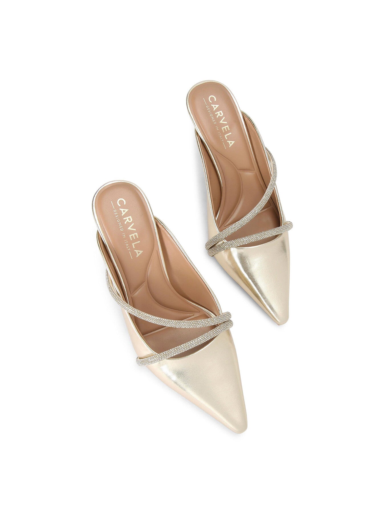Paparazzi Mule Court Heels Gold
