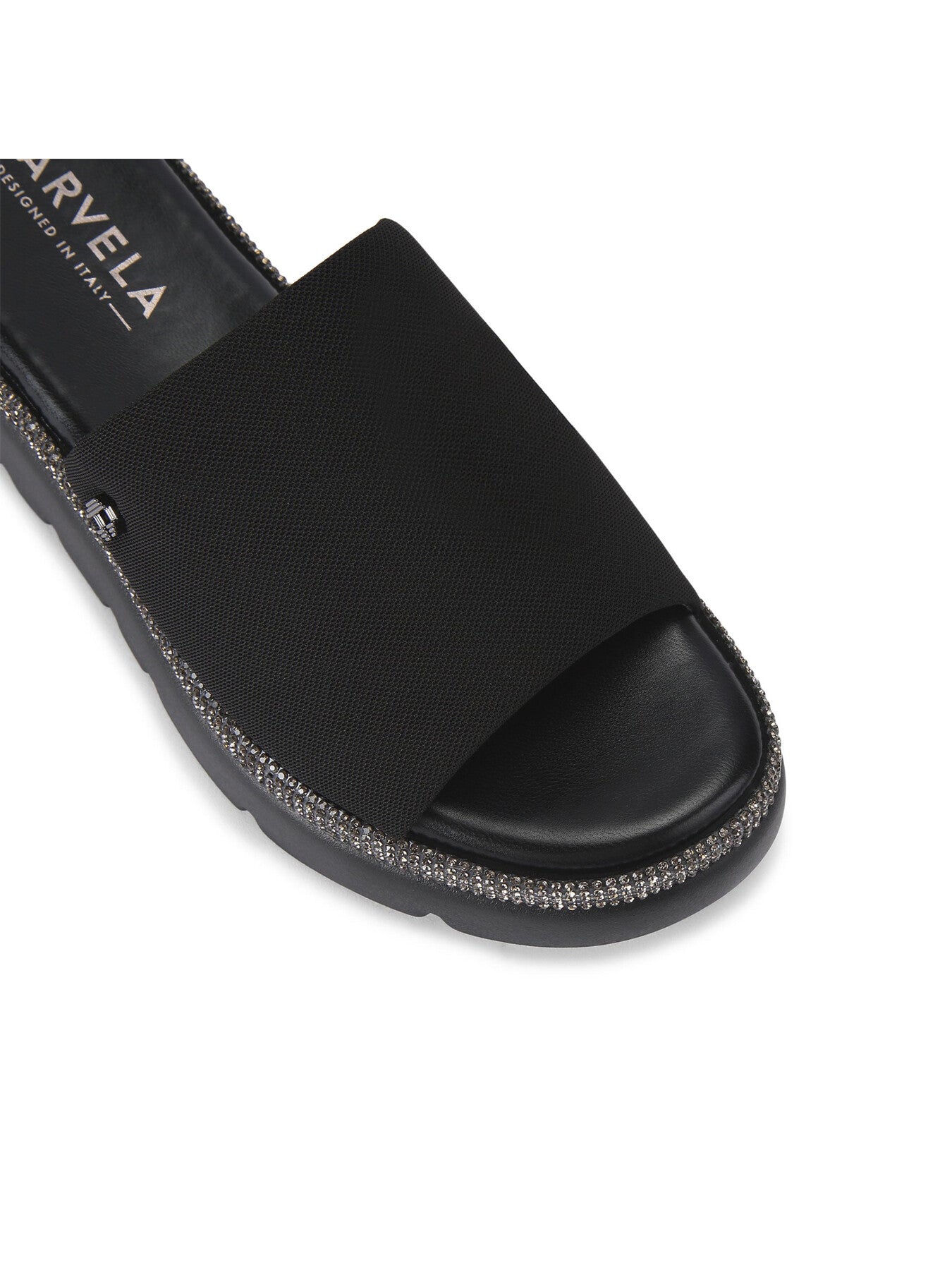 Dazzle Platform Sandals Black