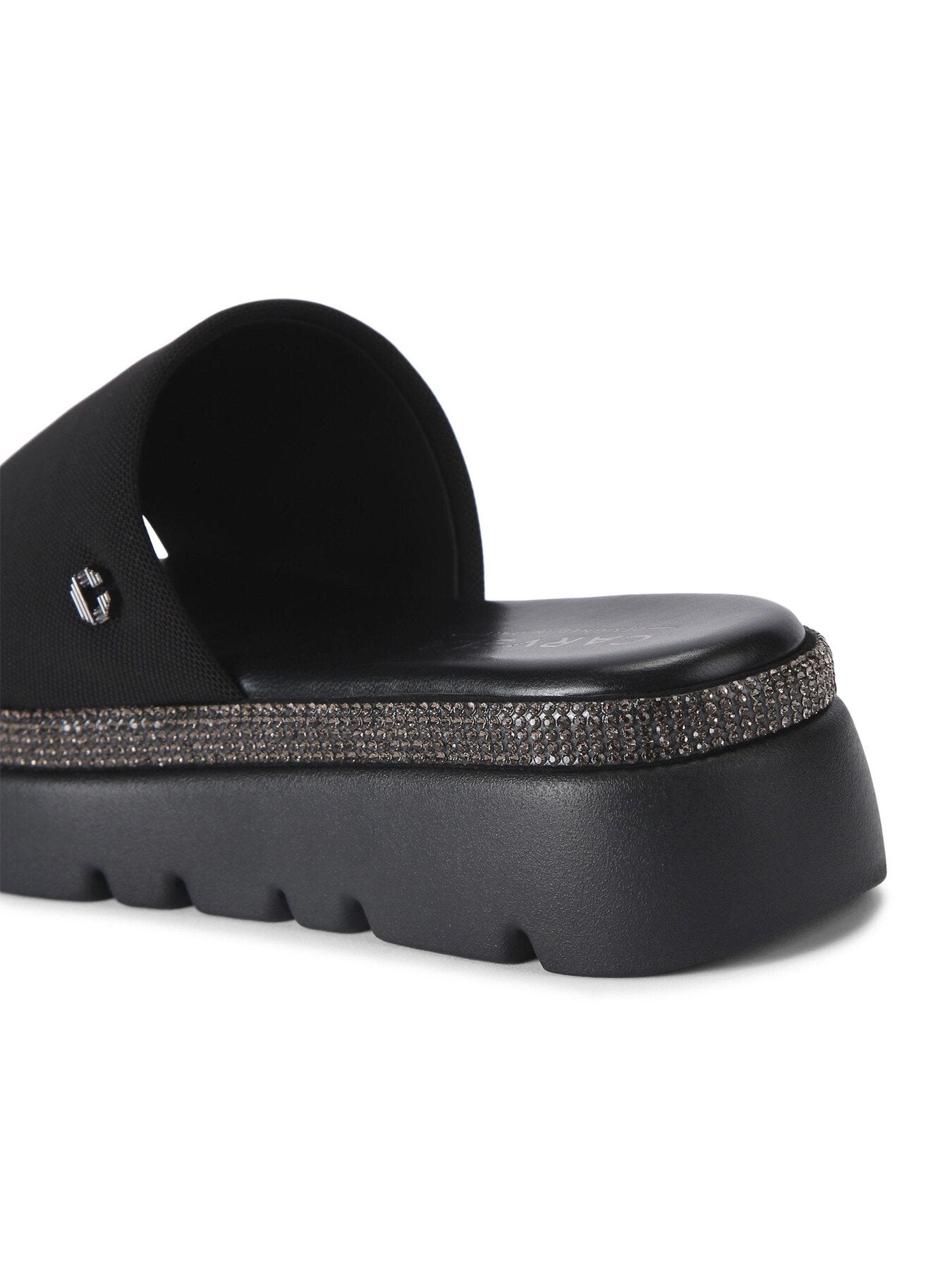 Dazzle Platform Sandals Black