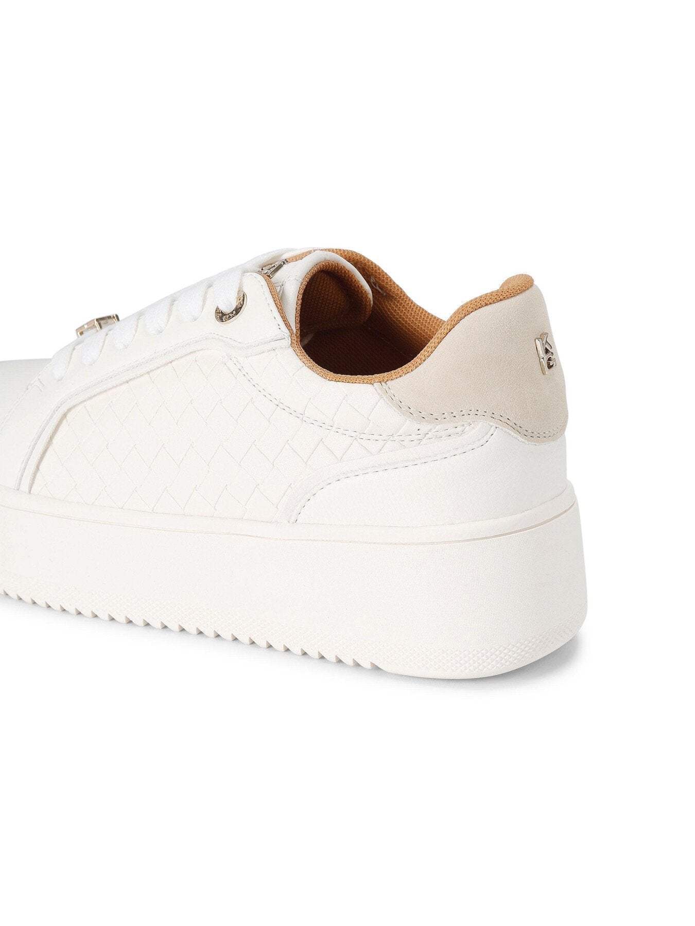 Lighter Weave Trainers White