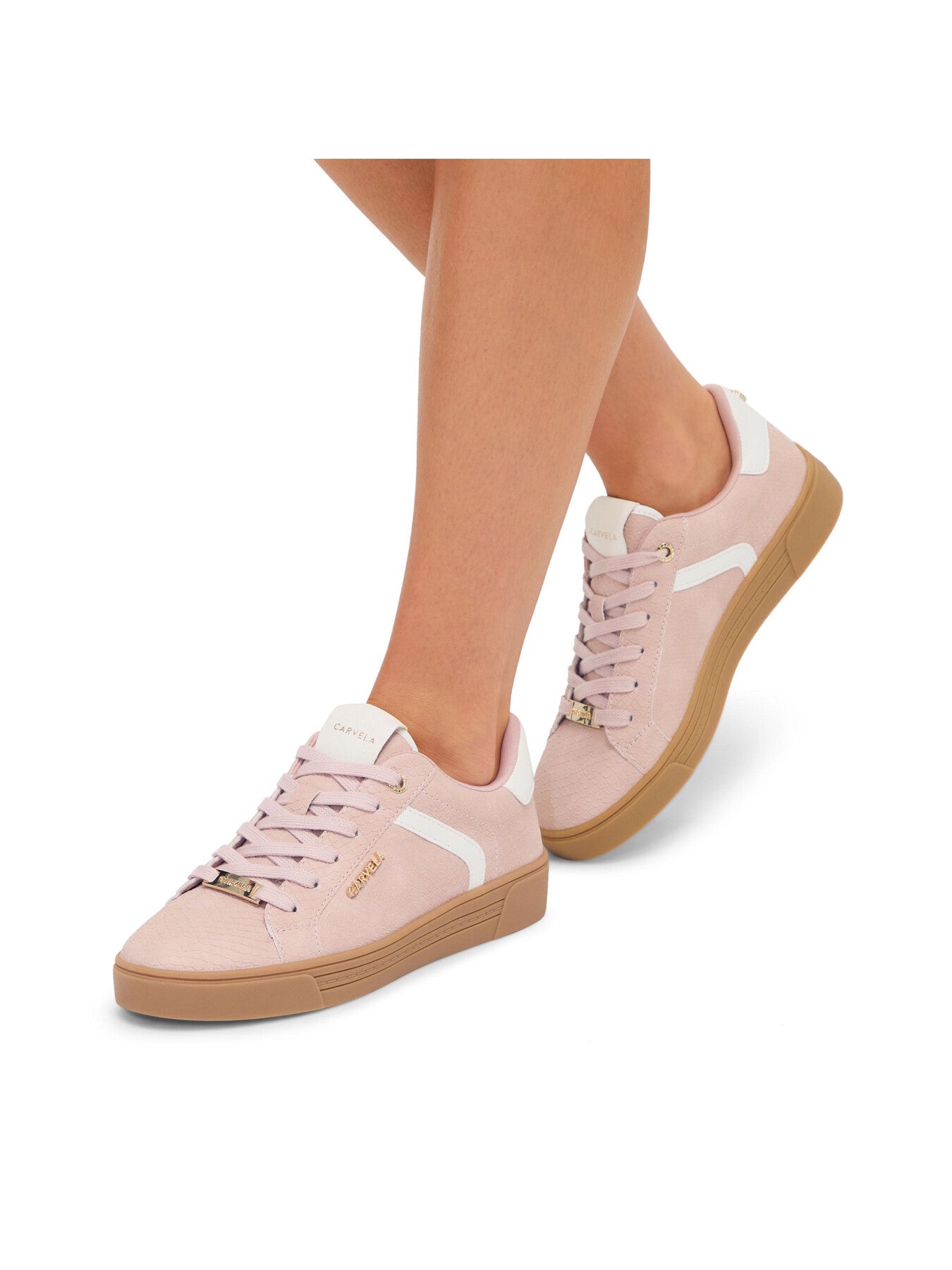 Daze Gum Flatform Trainers Pink