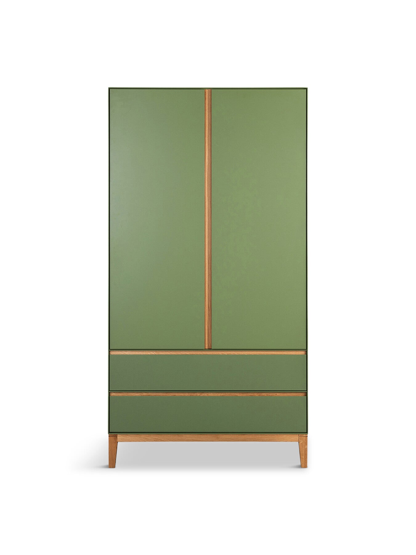 Lars 2 Door Wardrobe Olive and Oak