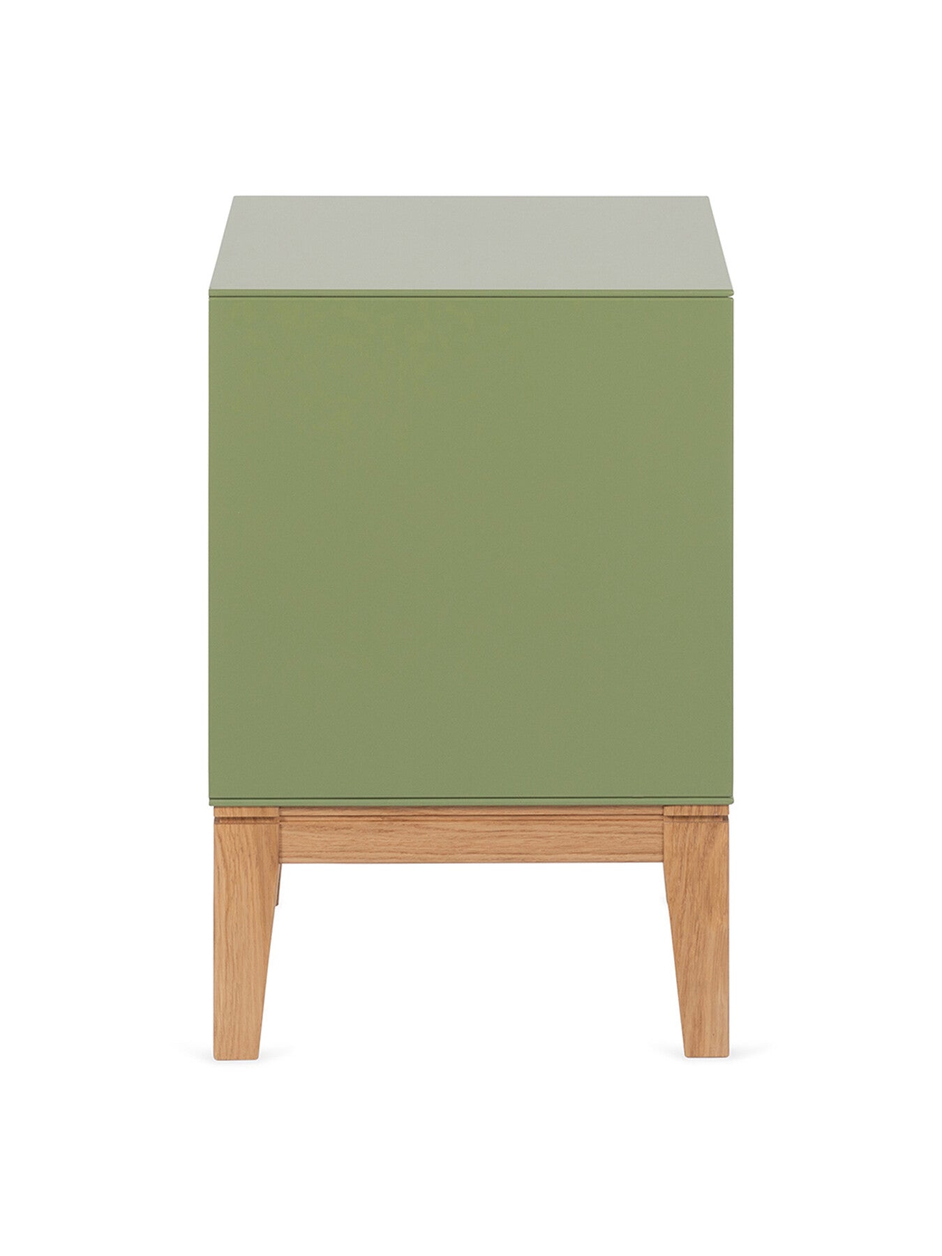 Lars Bedside Table Olive and Oak