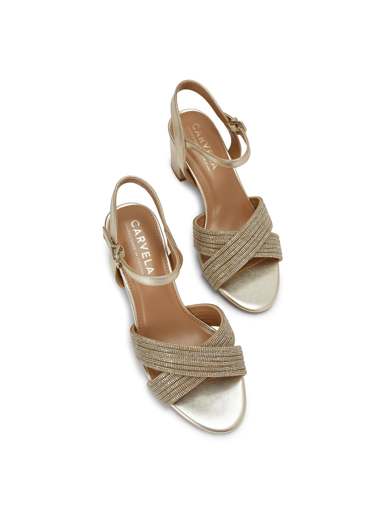 Divine Block Sandals Gold