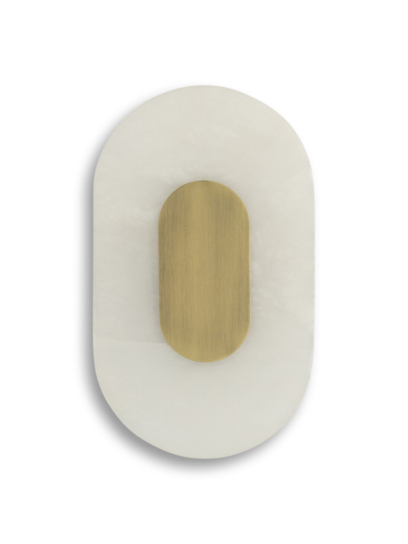 Ebro Alabaster LED Wall Light Oval IP44