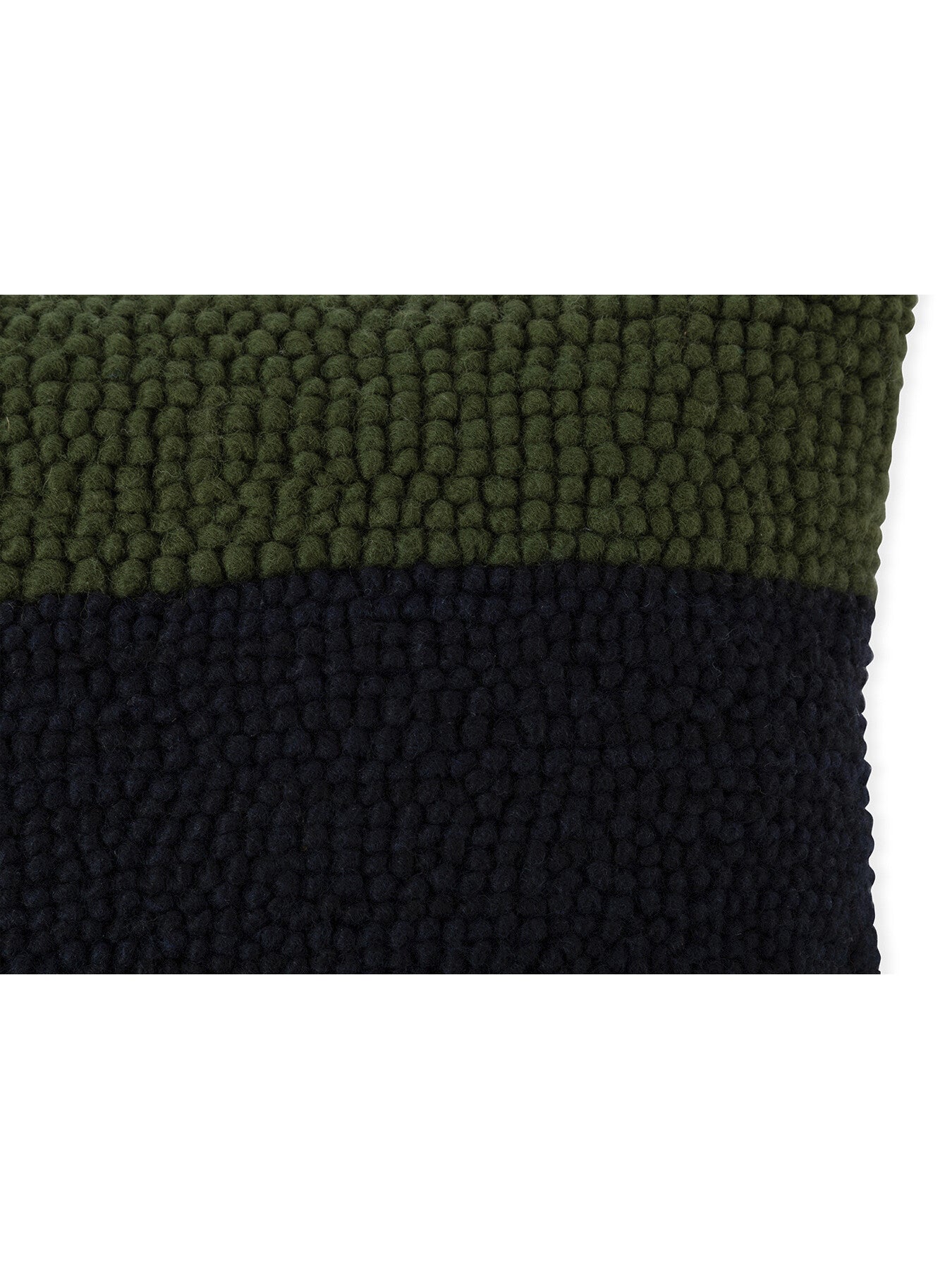 Loop cushion & Green 45x45