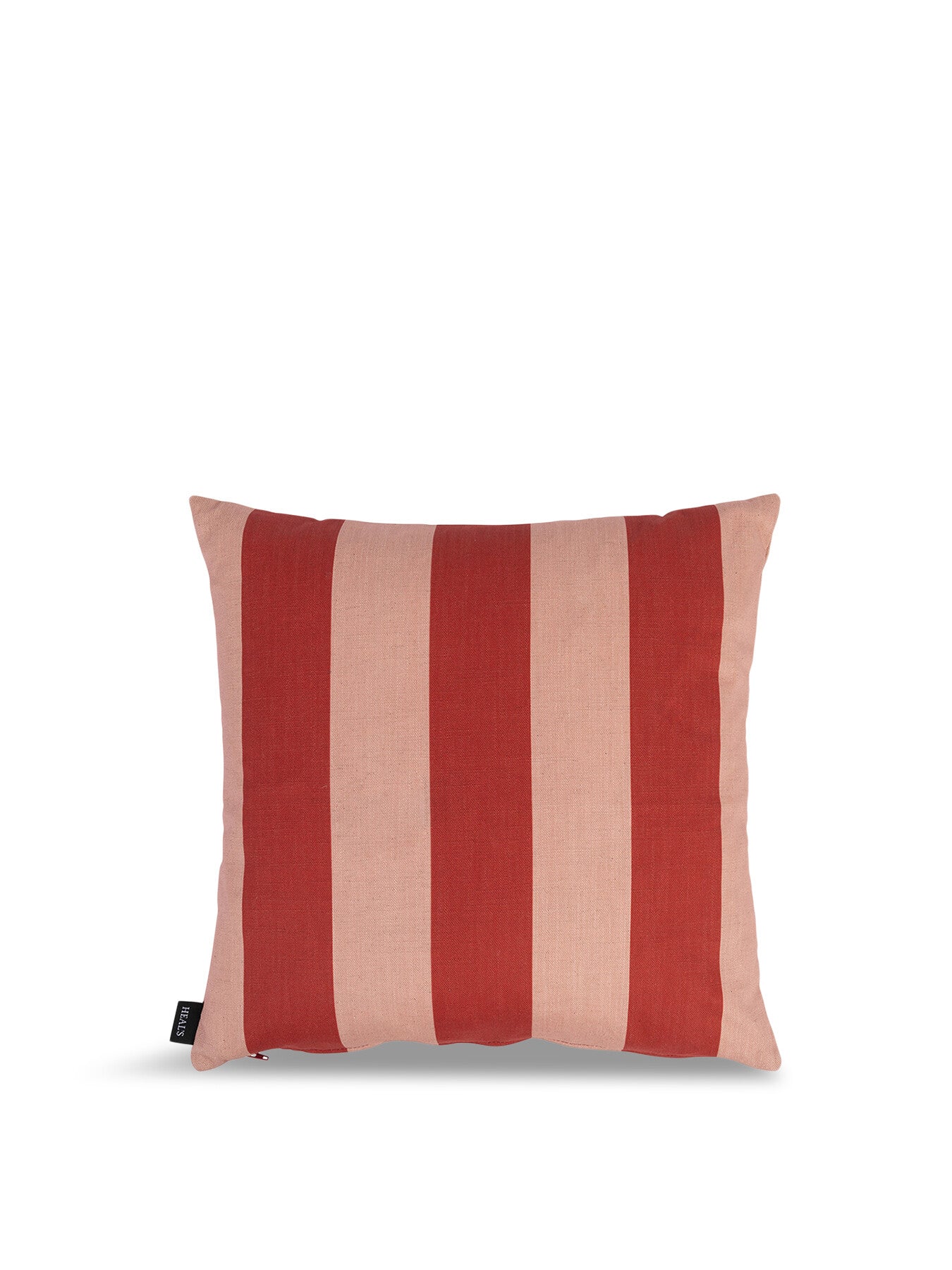 Cabana Stripe Red and Pink Cushion 43 x 43cm