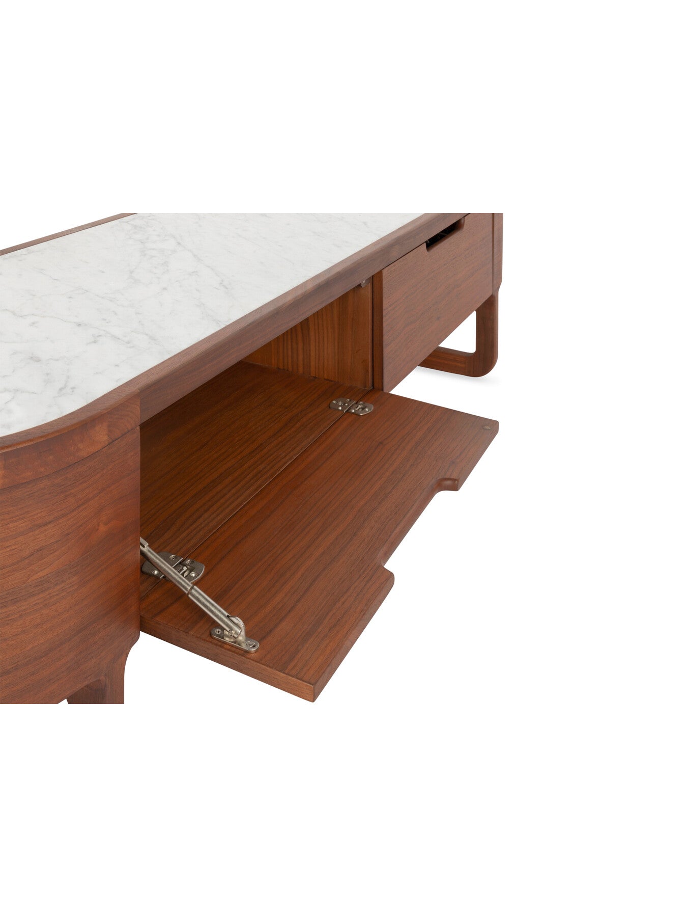 Anais AV Unit Walnut and Marble