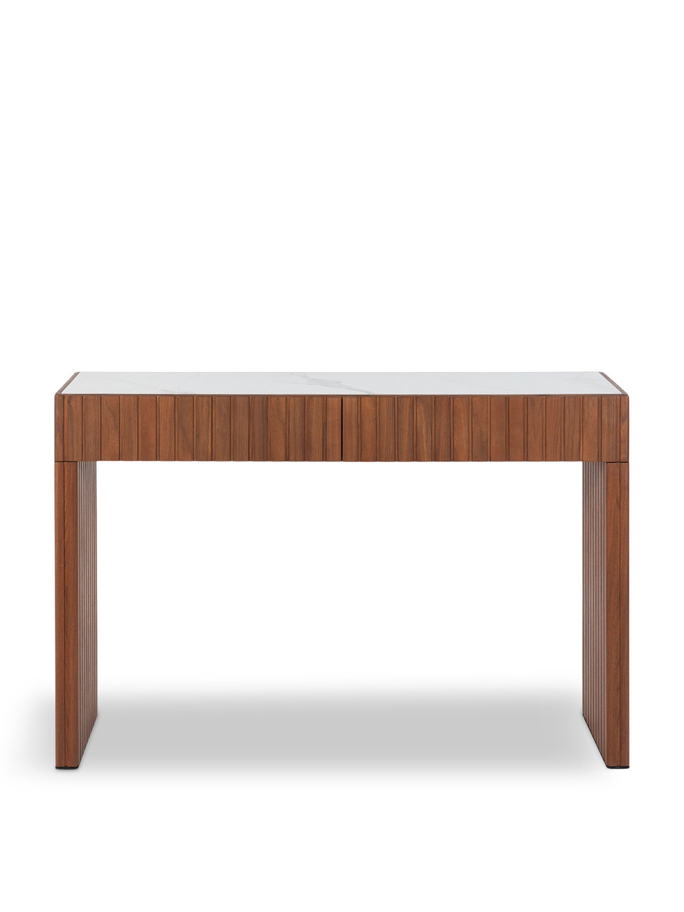 Riga Walnut Console with Ceramic