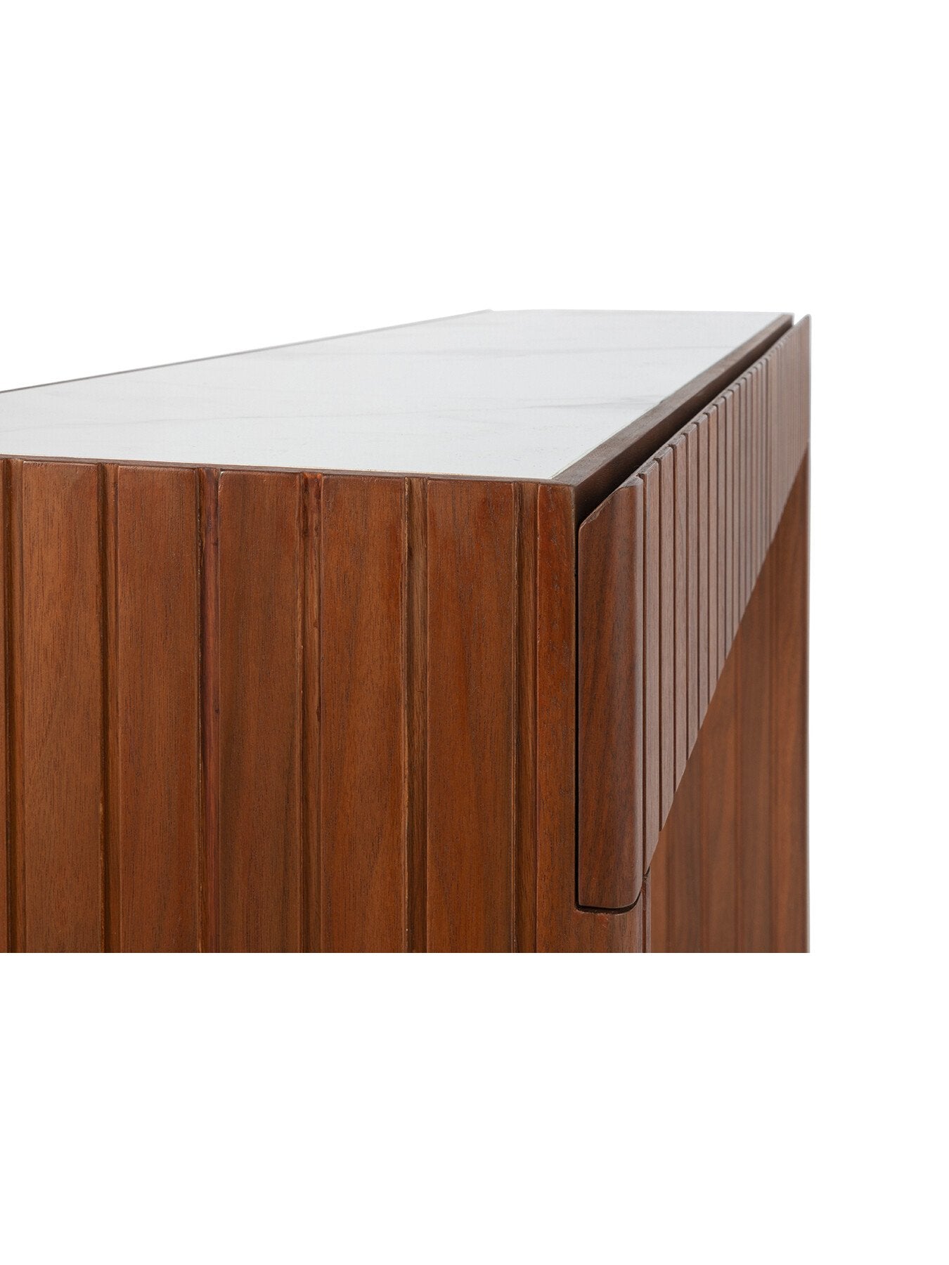 Riga Walnut Console with Ceramic
