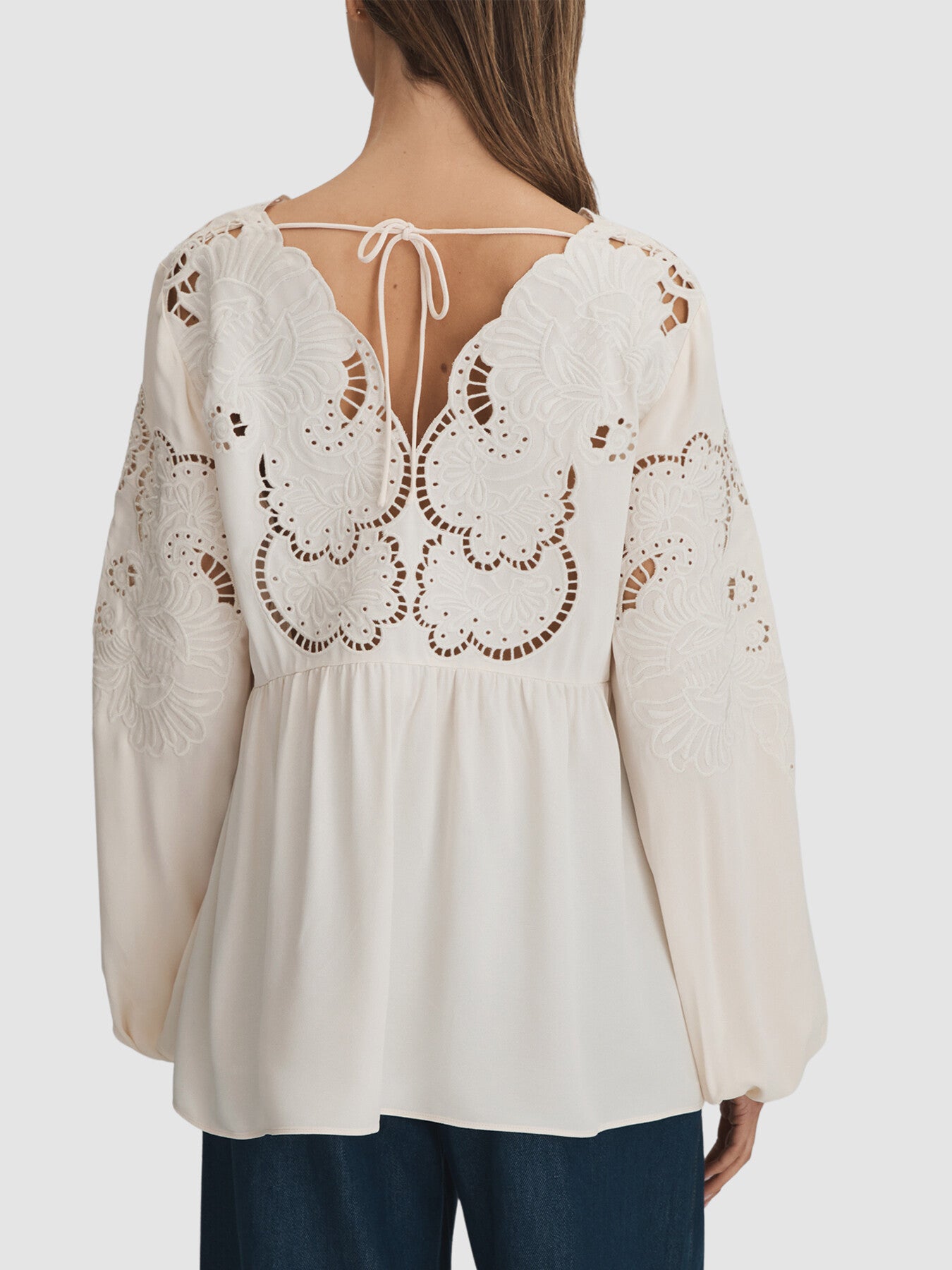 Noa Lace Cut-Out Blouse