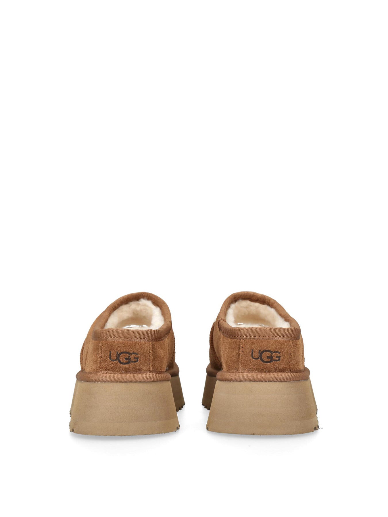 Womens Bea Mary Jane Suede Flatform Chestnut