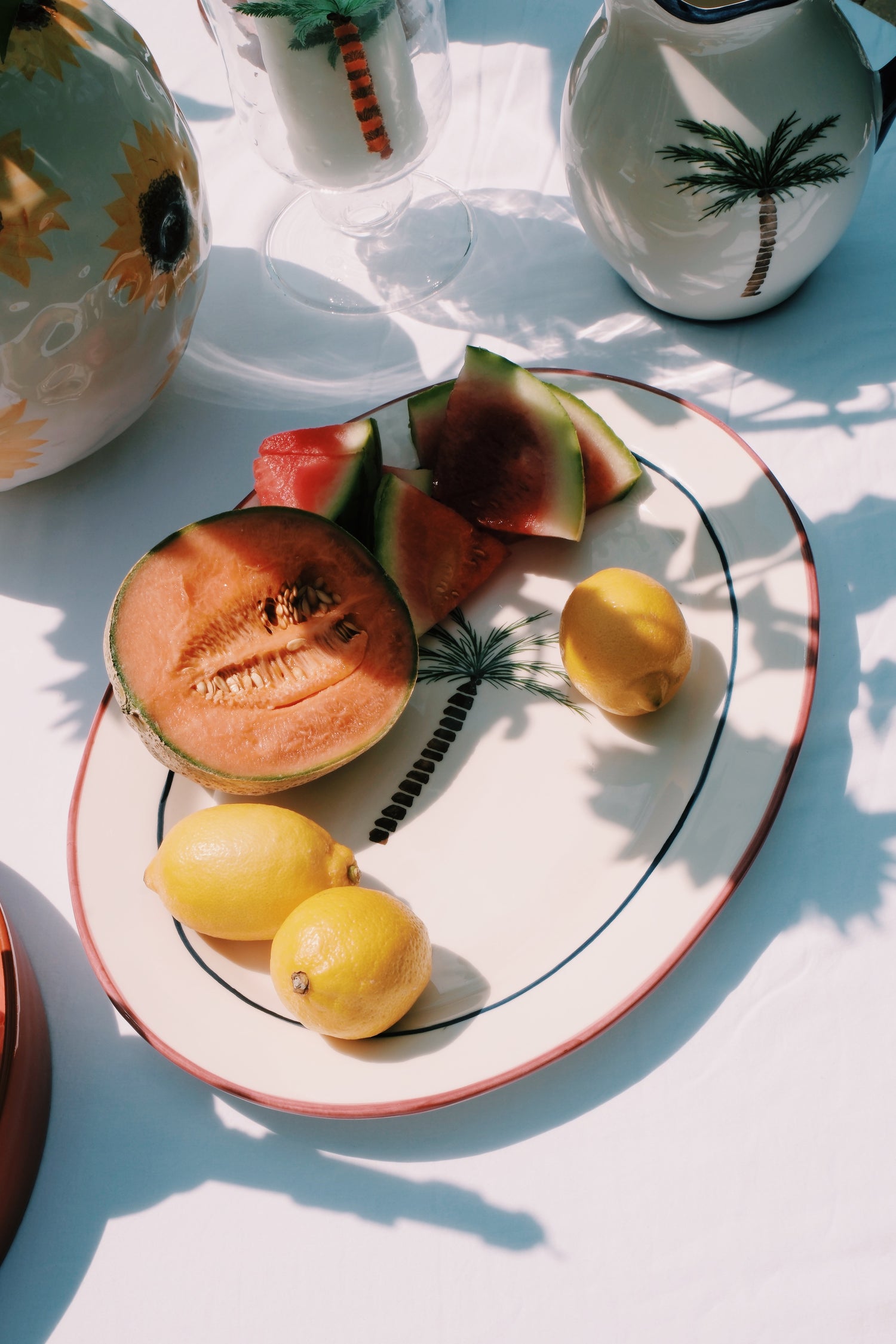 Palm Tree Serving Platter