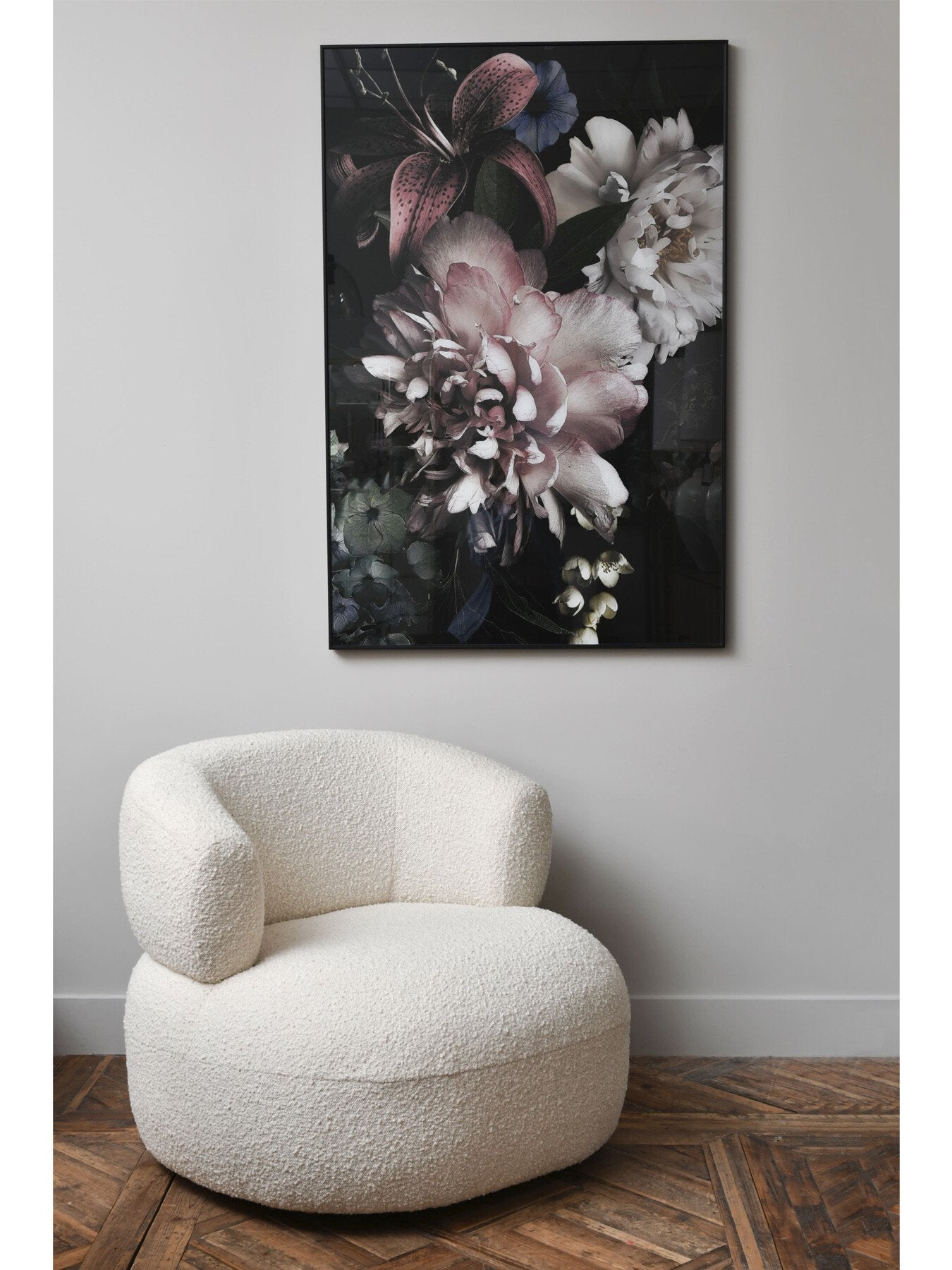 Floral Glass Wall Art