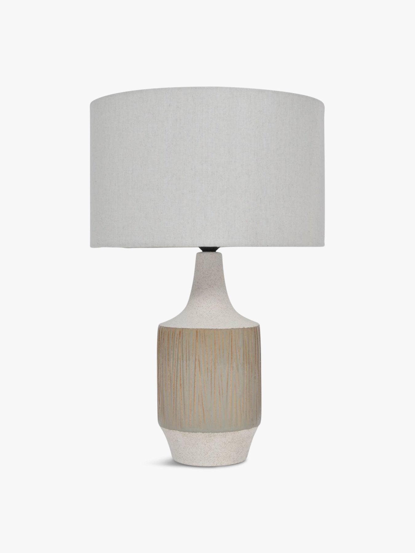 Porcelain Reeds Lamp With Shade