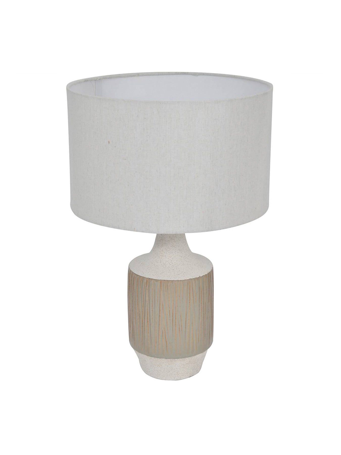 Porcelain Reeds Lamp With Shade