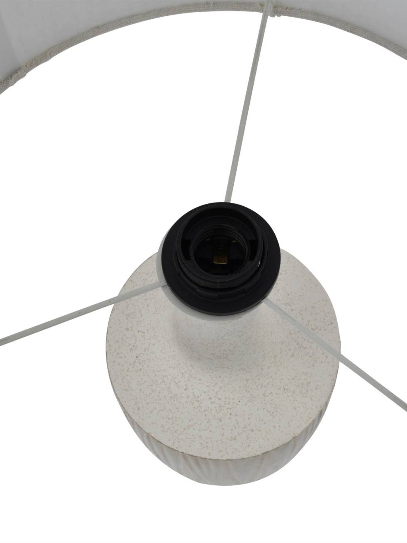 Porcelain Reeds Lamp With Shade