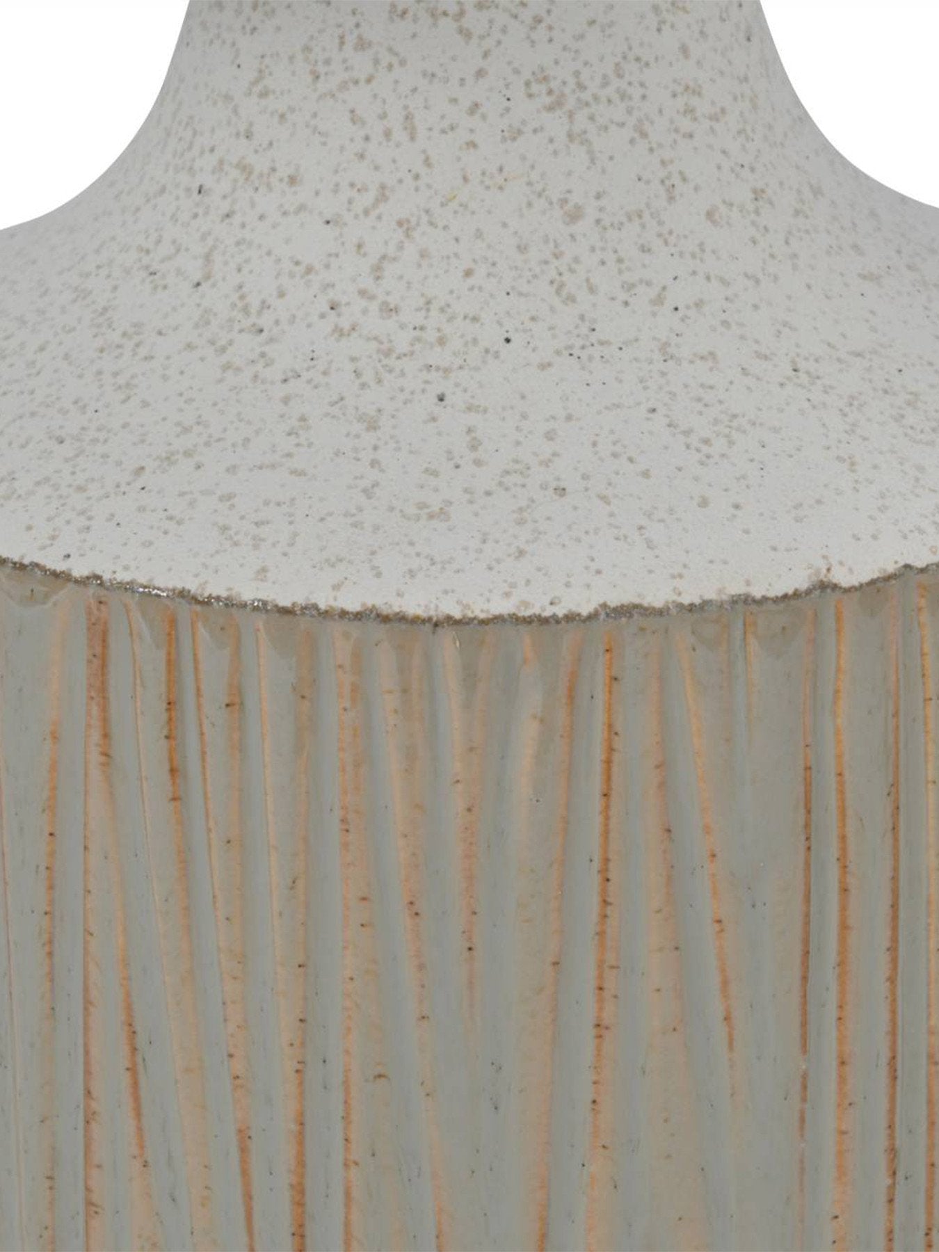 Porcelain Reeds Lamp With Shade