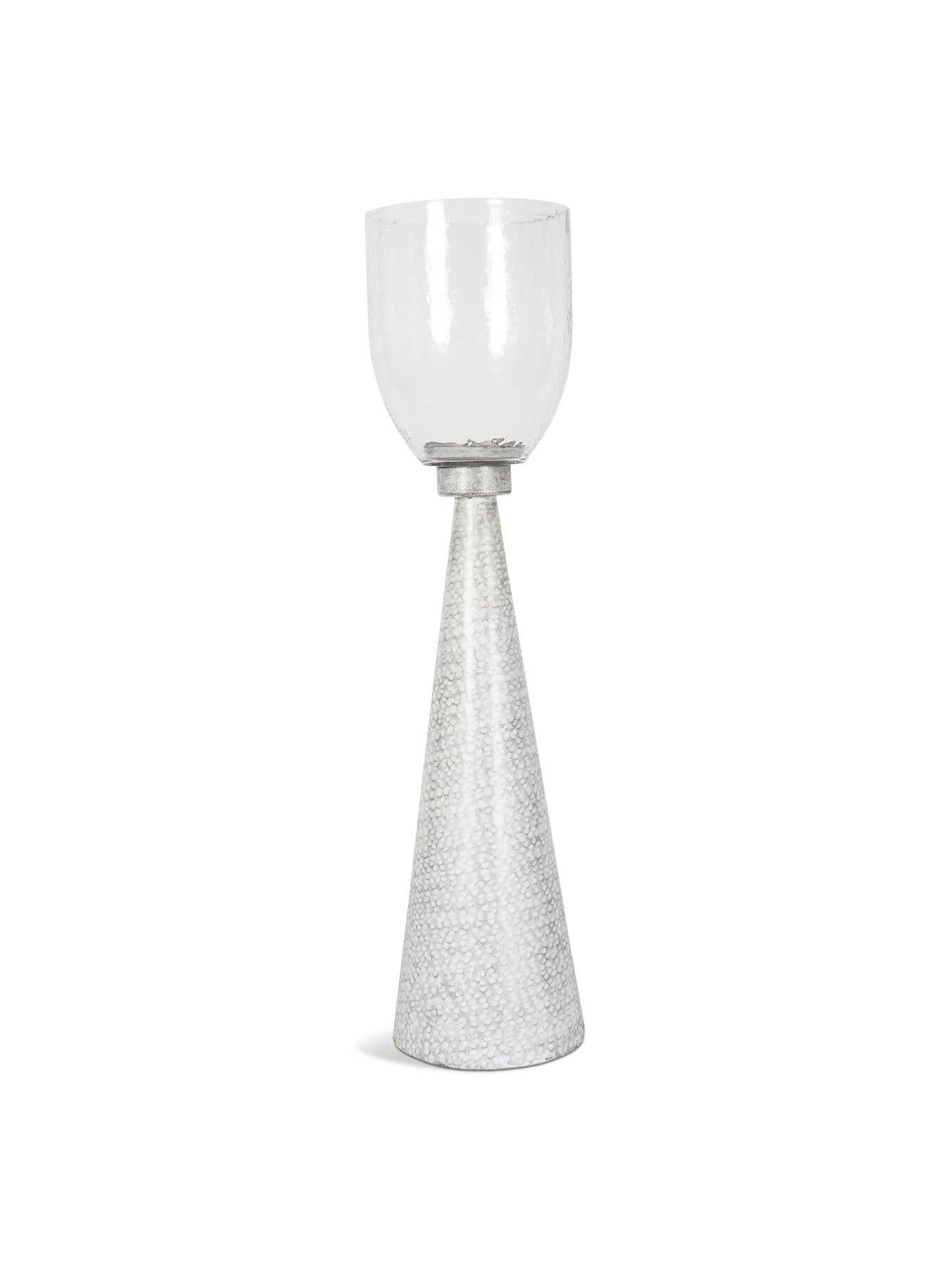Sandbanks Iron and Hammered Glass Hurrica