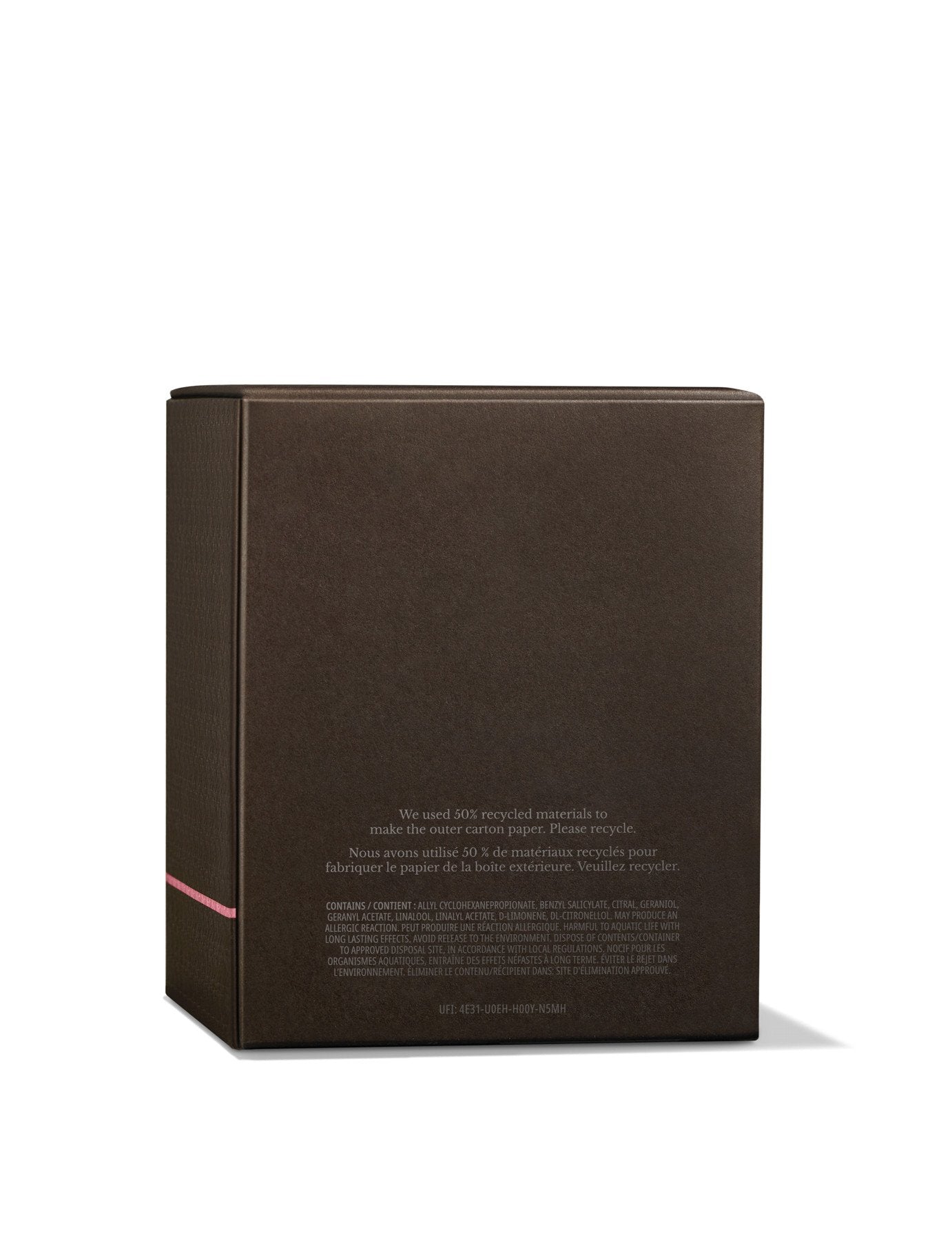 Delicious Rhubarb Rose Signature Scented Candle Single Wick 190g