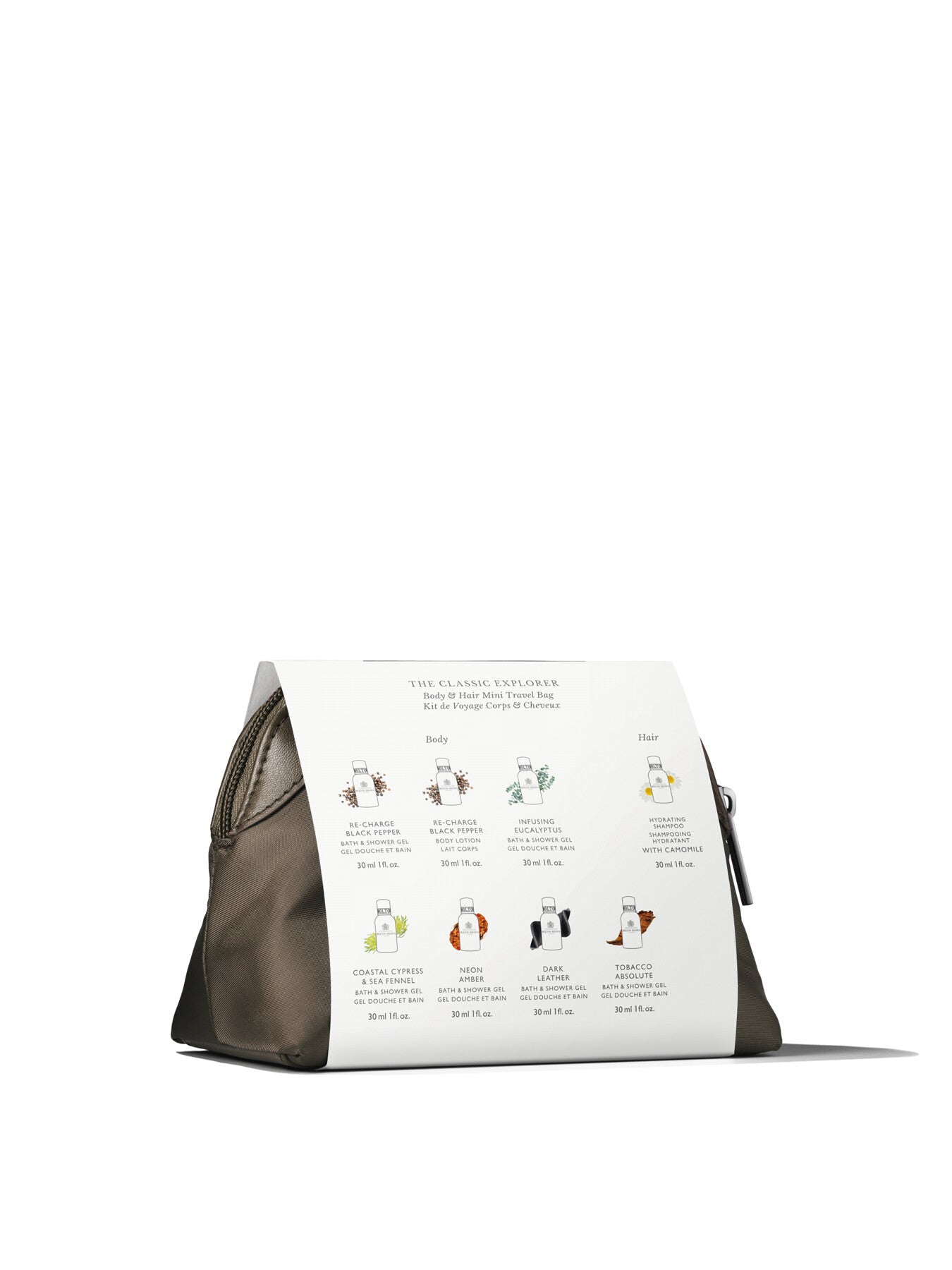 The Classic Explorer Body and Hair Mini Travel Bag Stowaway