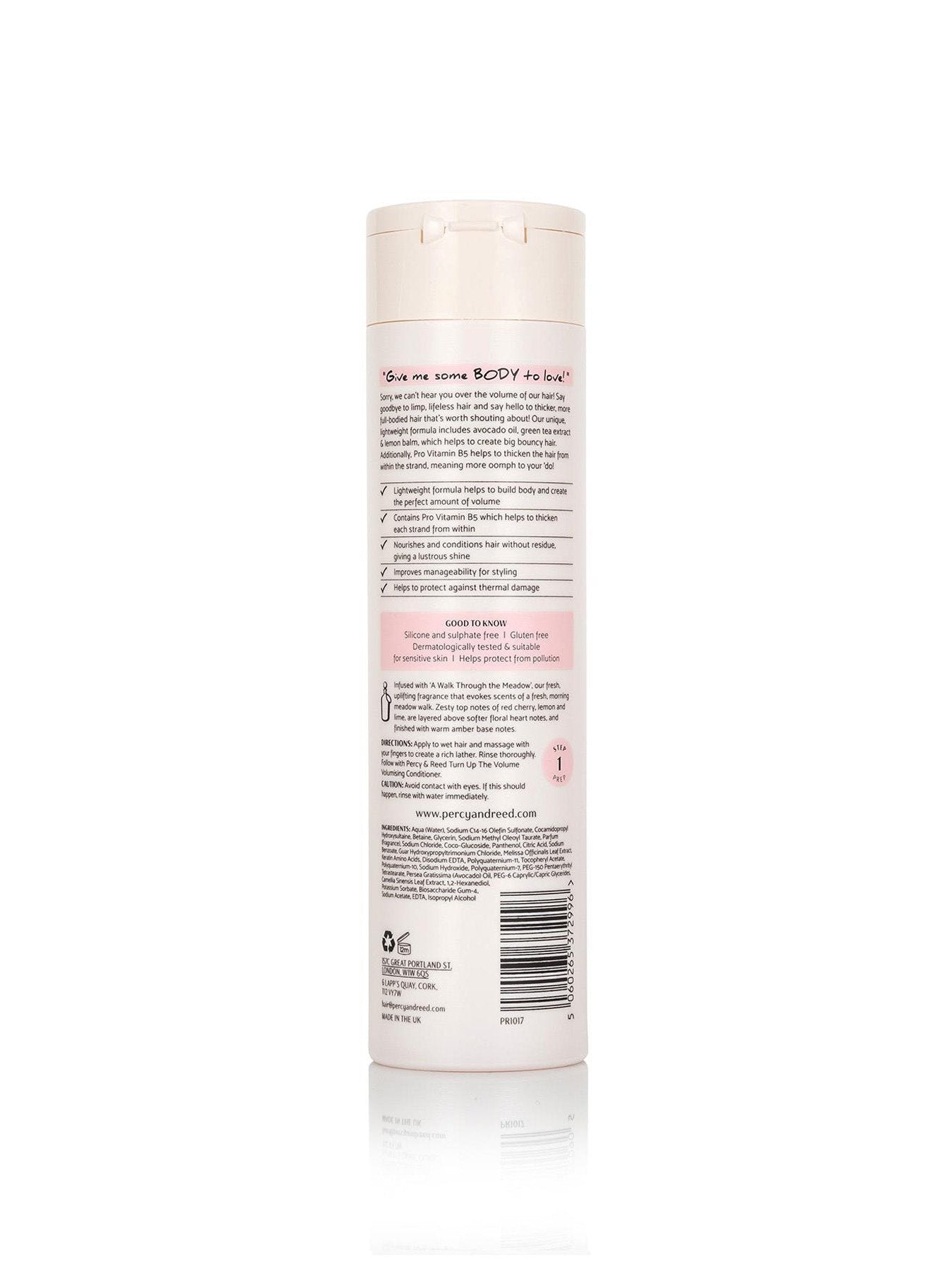 Percy Reed Turn Up The Volume Volumising Shampoo 250ml