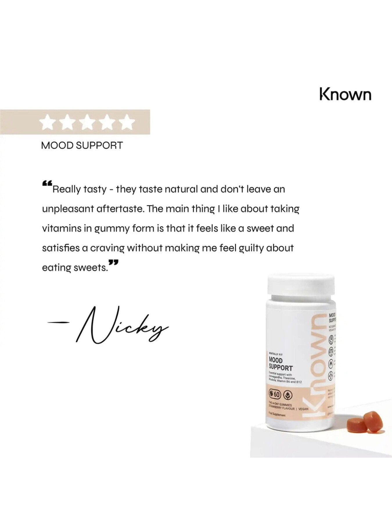 Mood Support Vegan Gummies