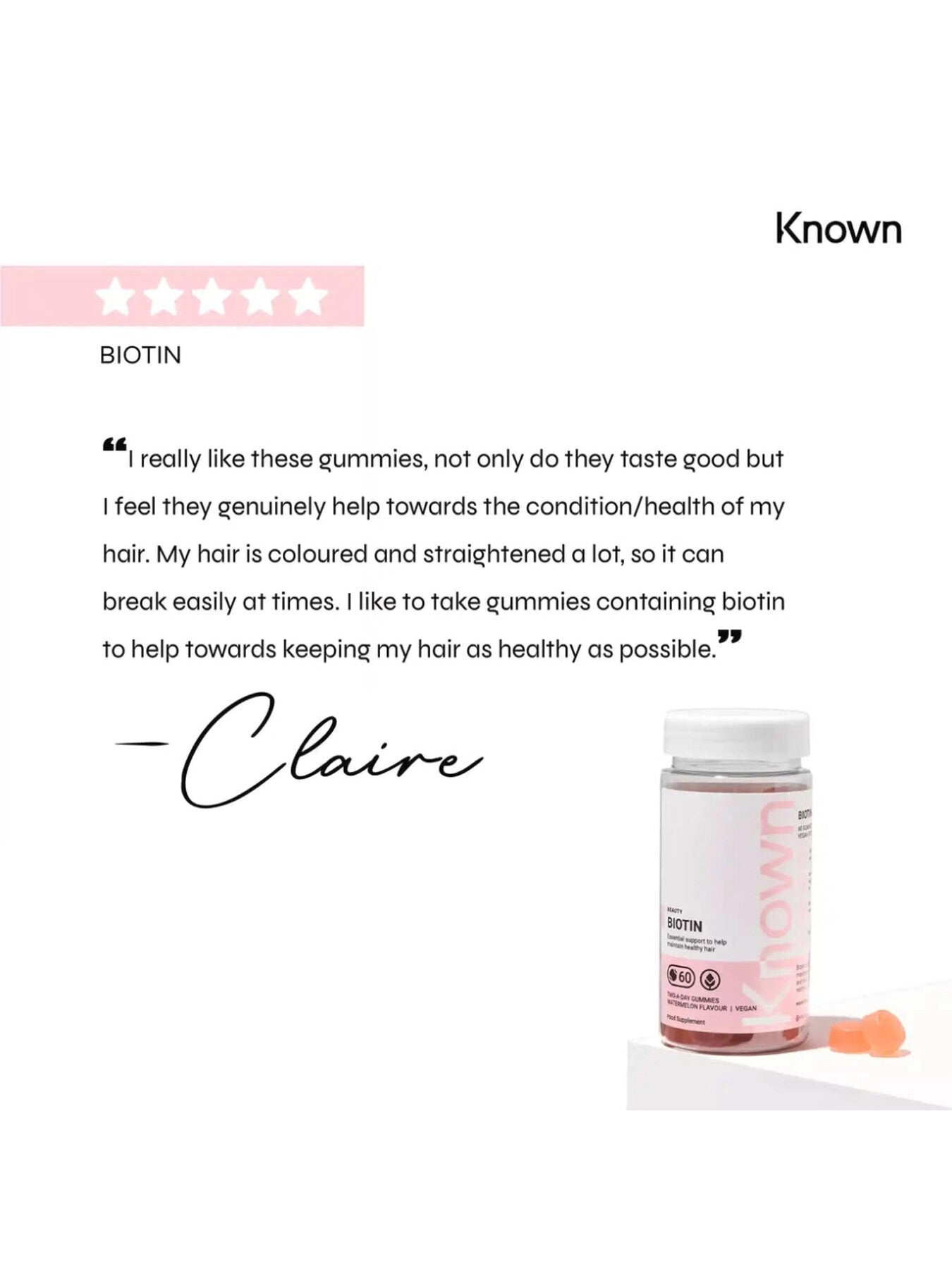 Biotin Vegan Gummies