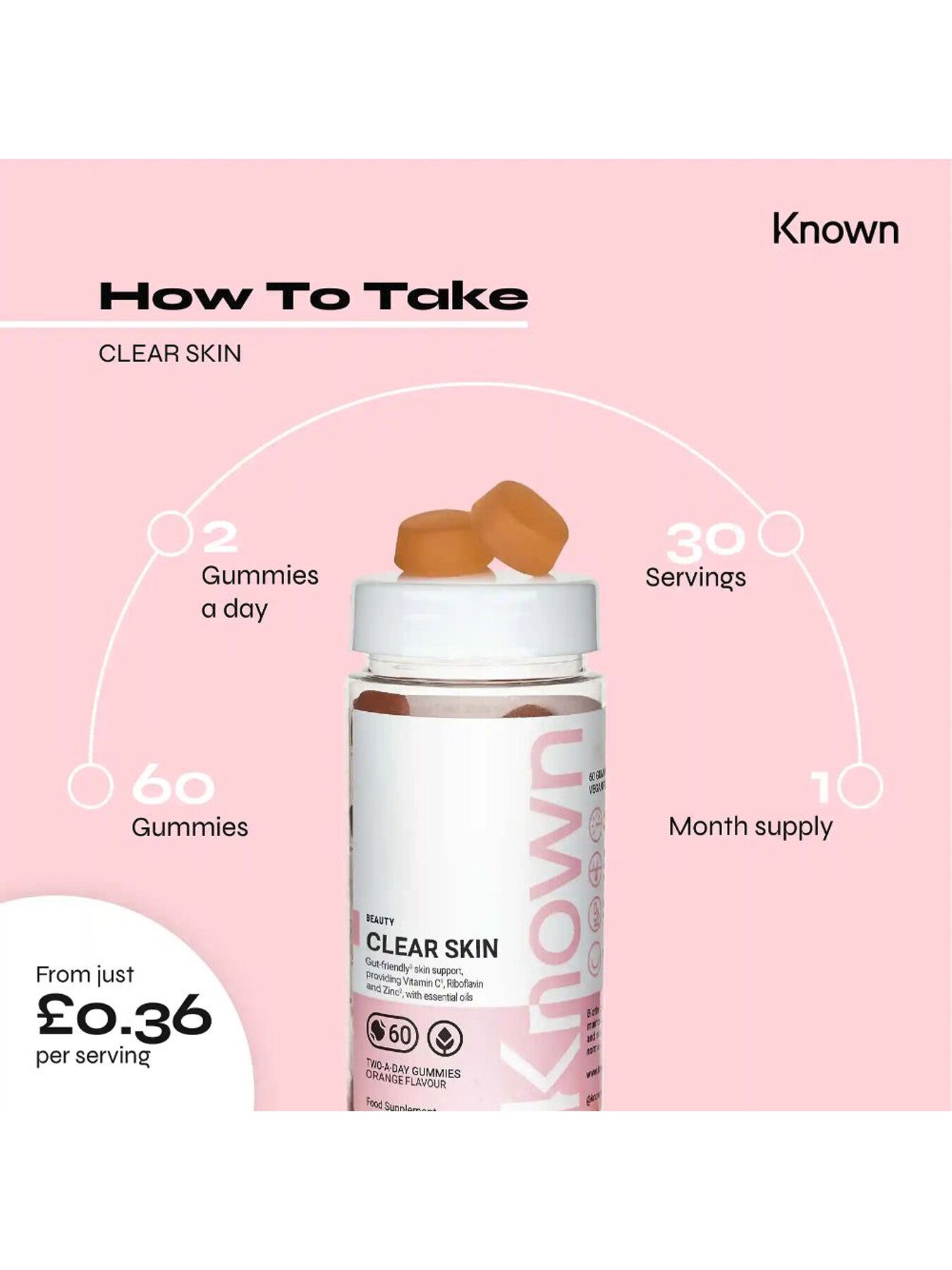 Clear Skin Vegetarian Gummies