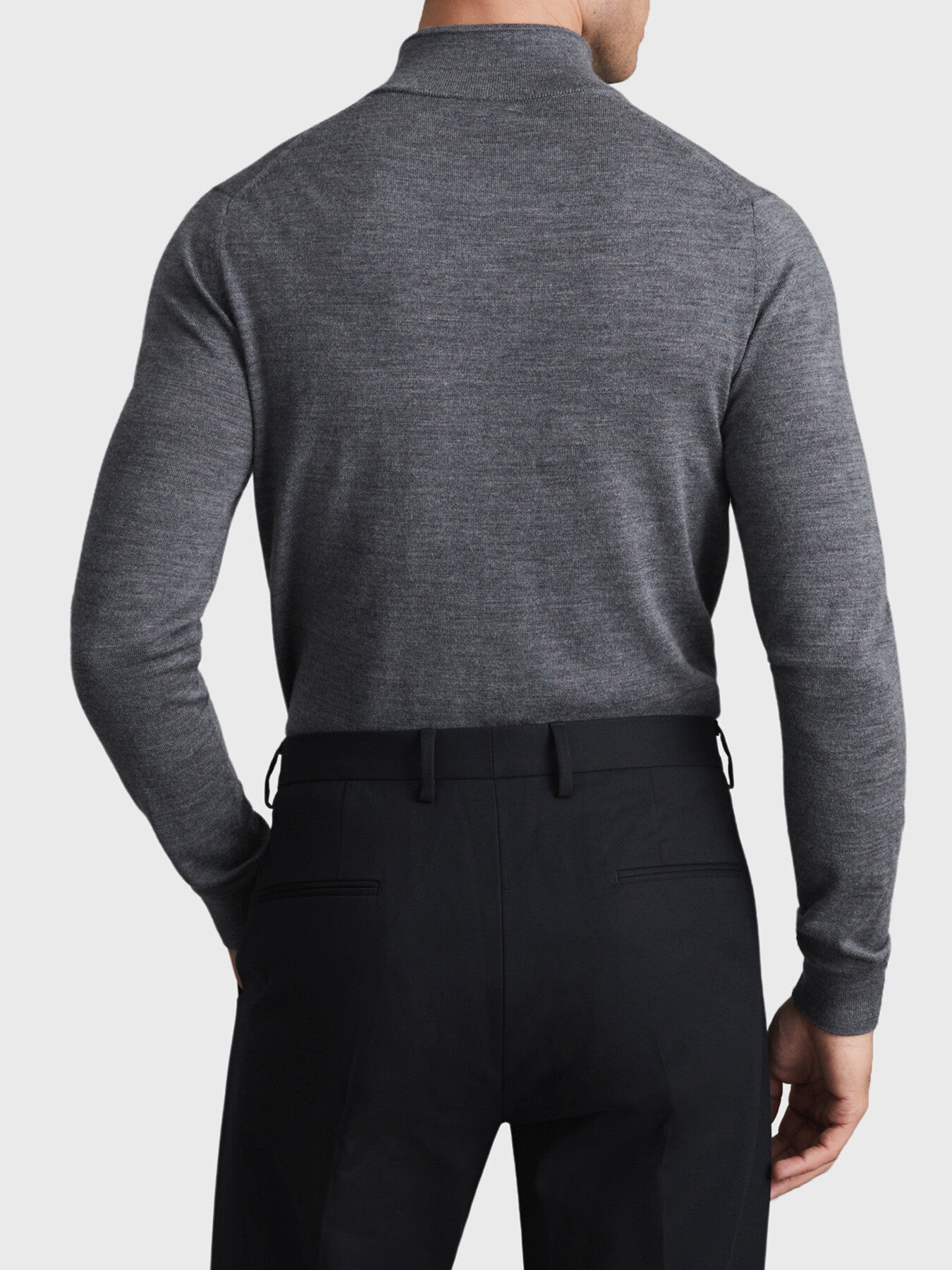 Blackhall Merino Wool Zip Neck Jumper