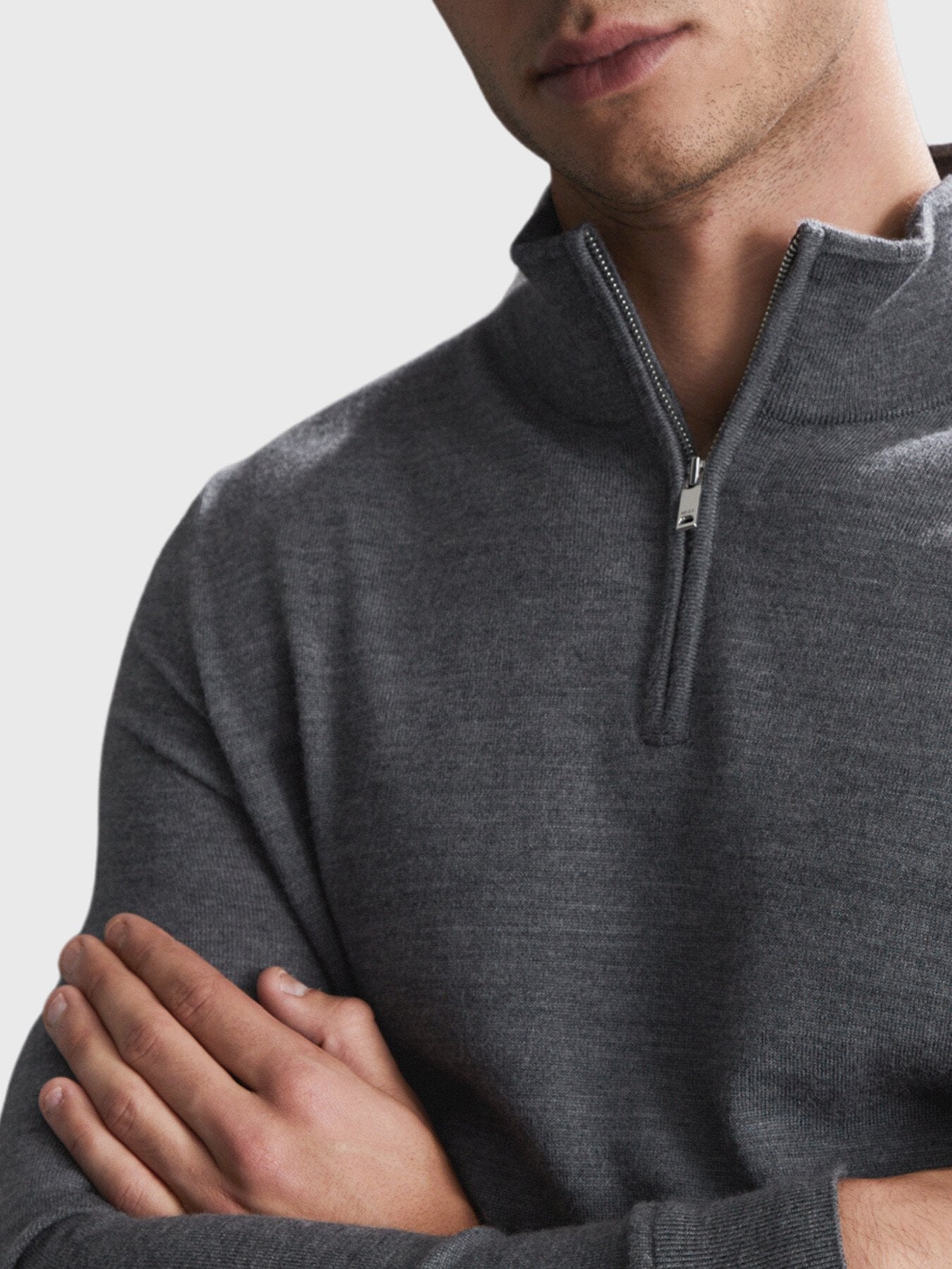 Blackhall Merino Wool Half-Zip Funnel Neck Jumper