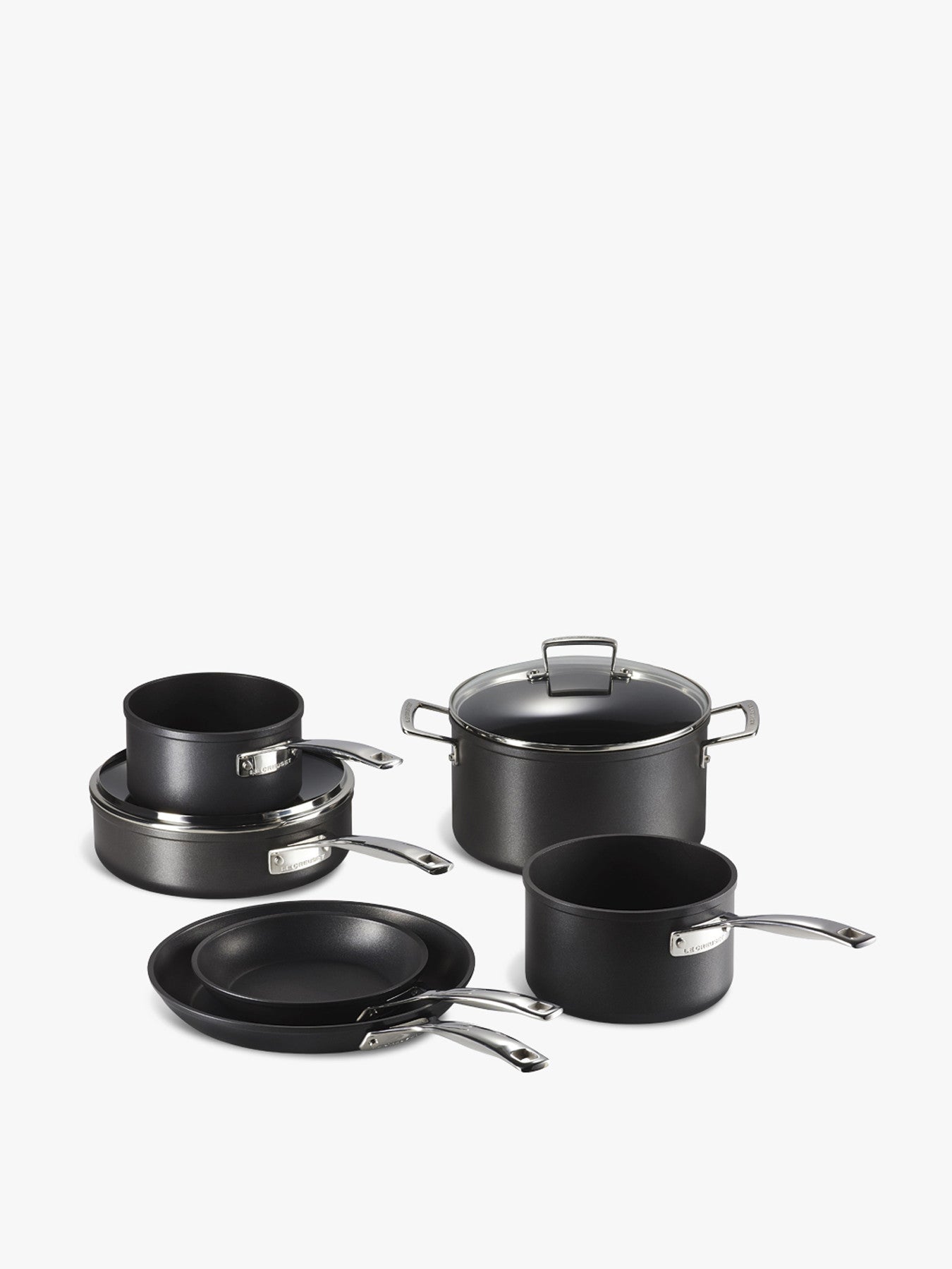 Toughened Non-Stick 6 Piece Cookware Set