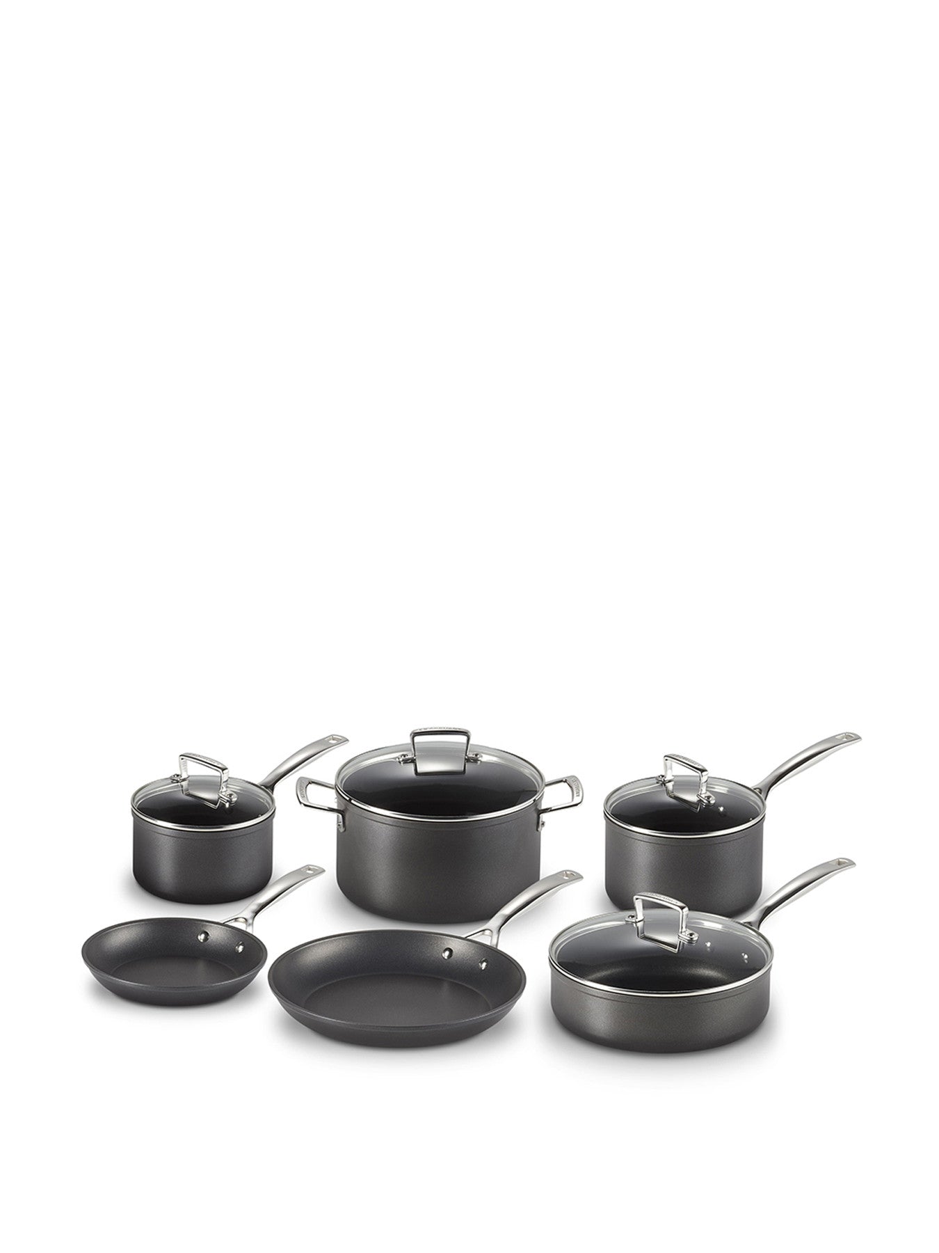 Toughened Non-Stick 6 Piece Cookware Set