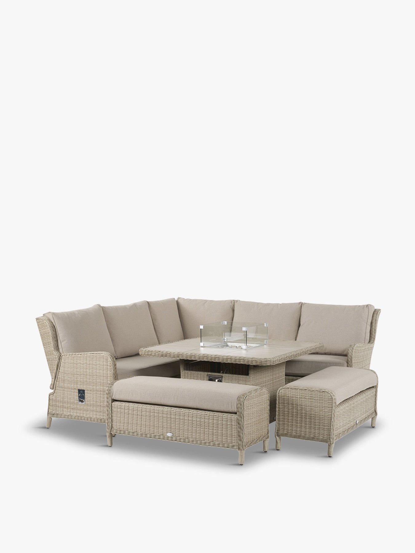 Chedworth Reclining Modular Sofa with Square Ceramic To