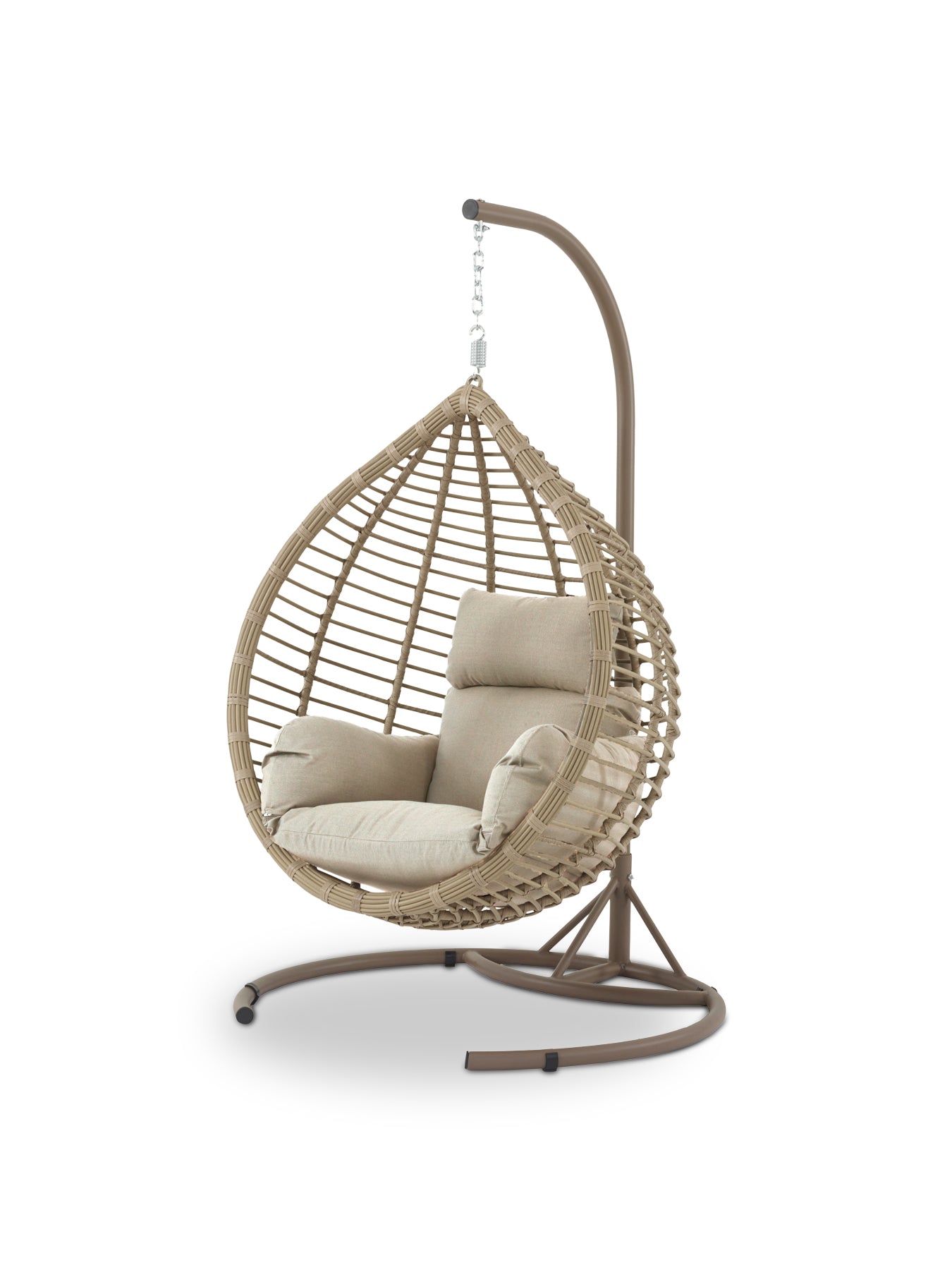 Chedworth Rattan Single Tulip Open Weave Hanging Cocoon