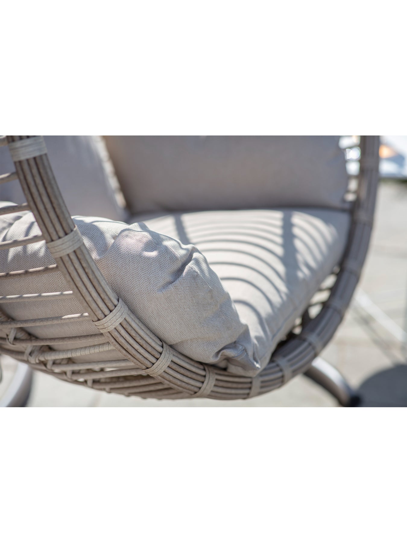 Chedworth Rattan Single Tulip Open Weave Hanging Cocoon