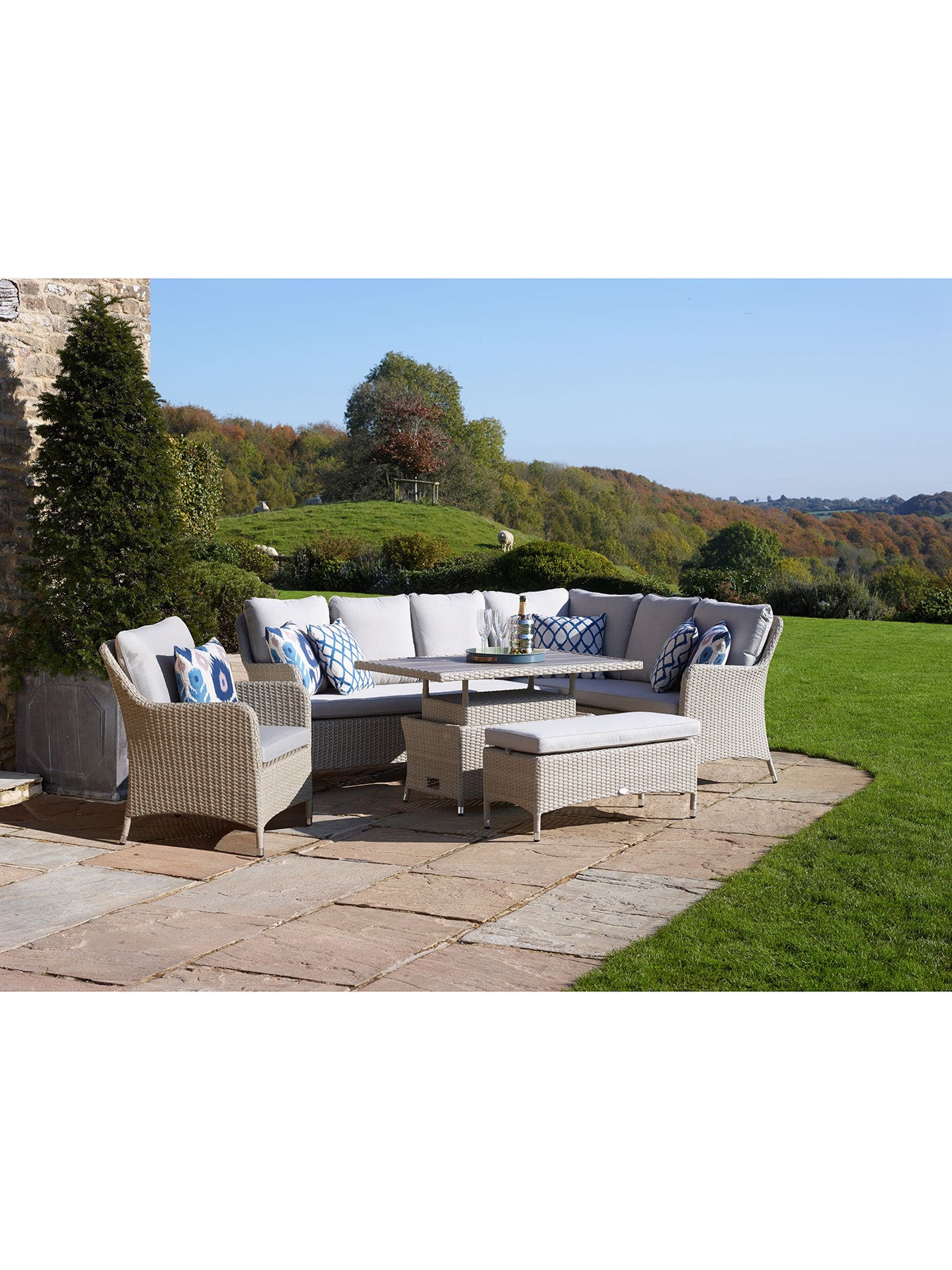 Tetbury Modular Sofa with Rectangle Adjustable Tree-F