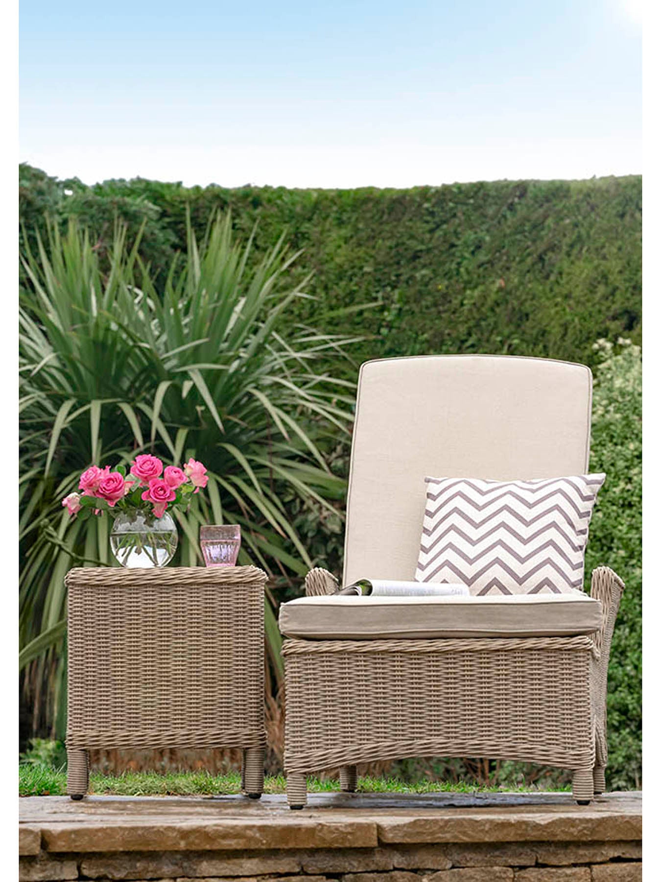 Chevron Cocoa Square Scatter Cushion