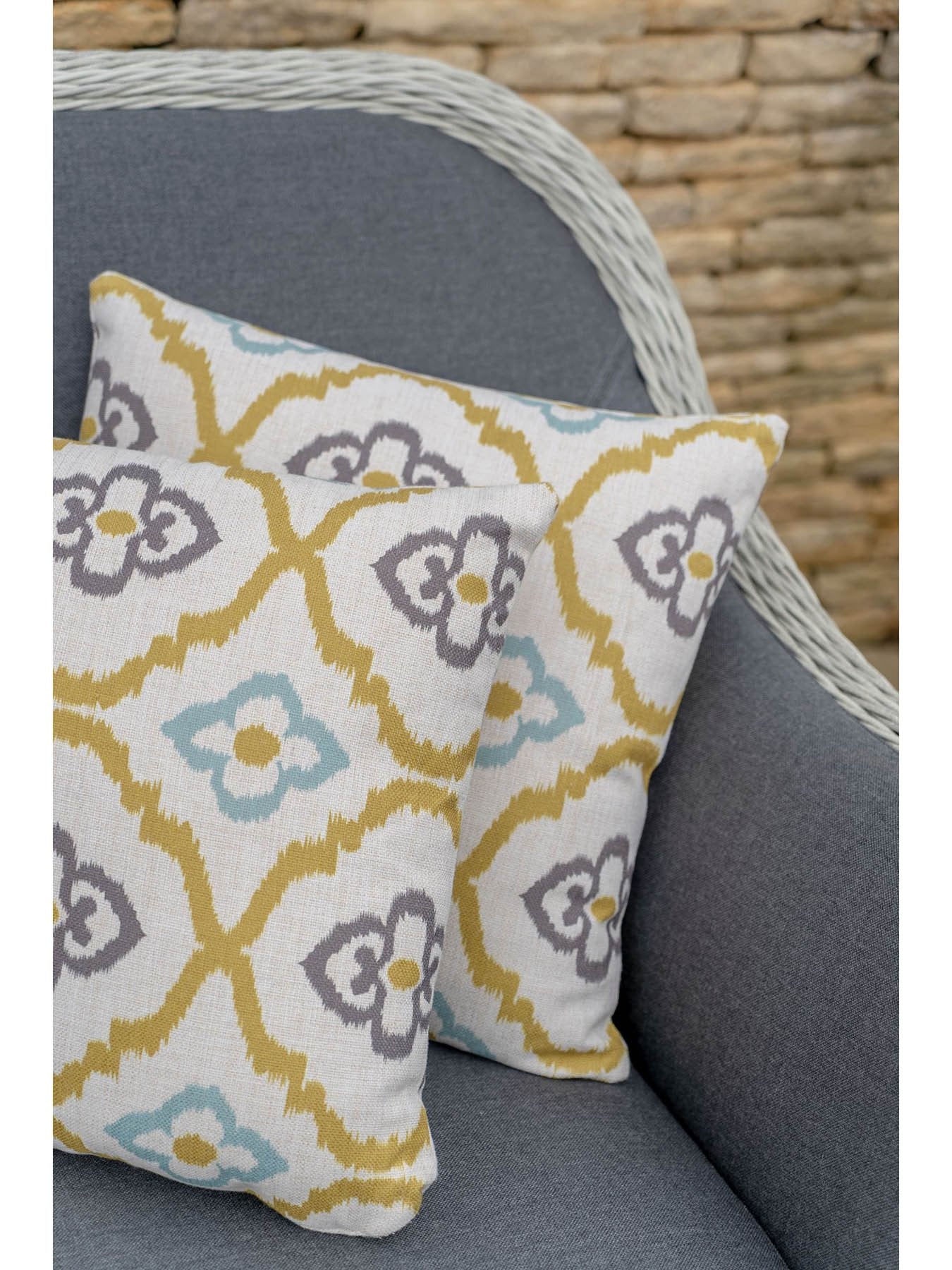 Moroccan Citrus Square Scatter Cushion