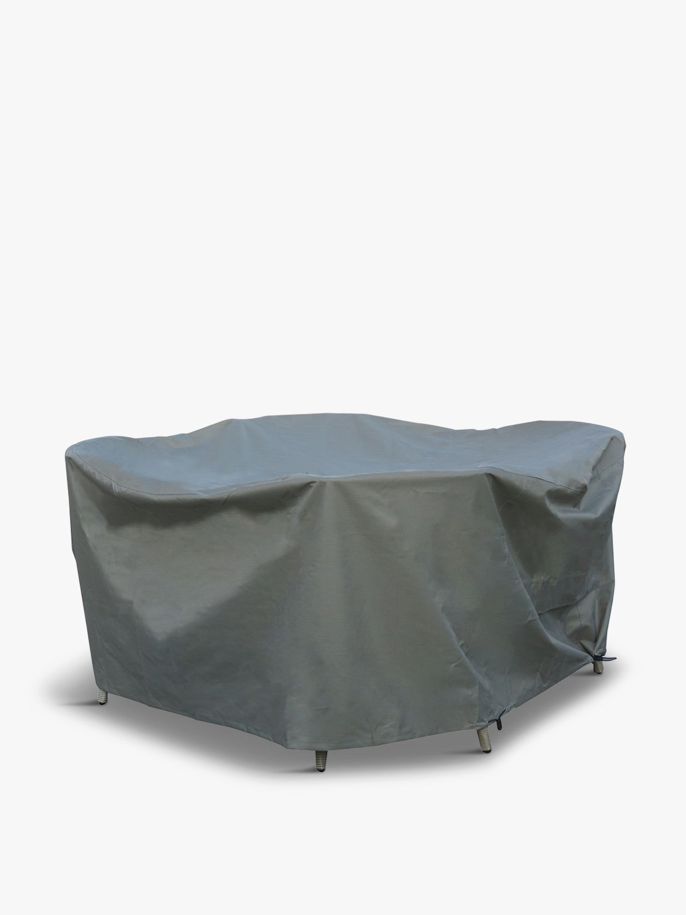 Khaki Round Dining Table Set Cover 100cm