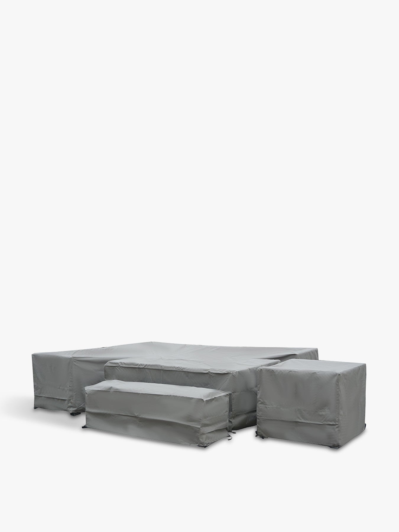 Rectangle Modular Sofa with Large Firepit Dining Table