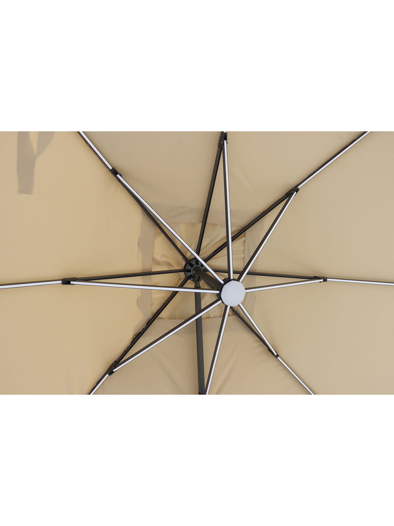 Truro 3M Sand Square Parasol with Granite Base