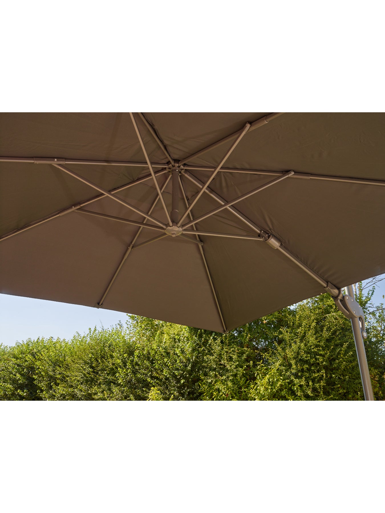 Chichester Square Cantilever Parasol & Cover Grey