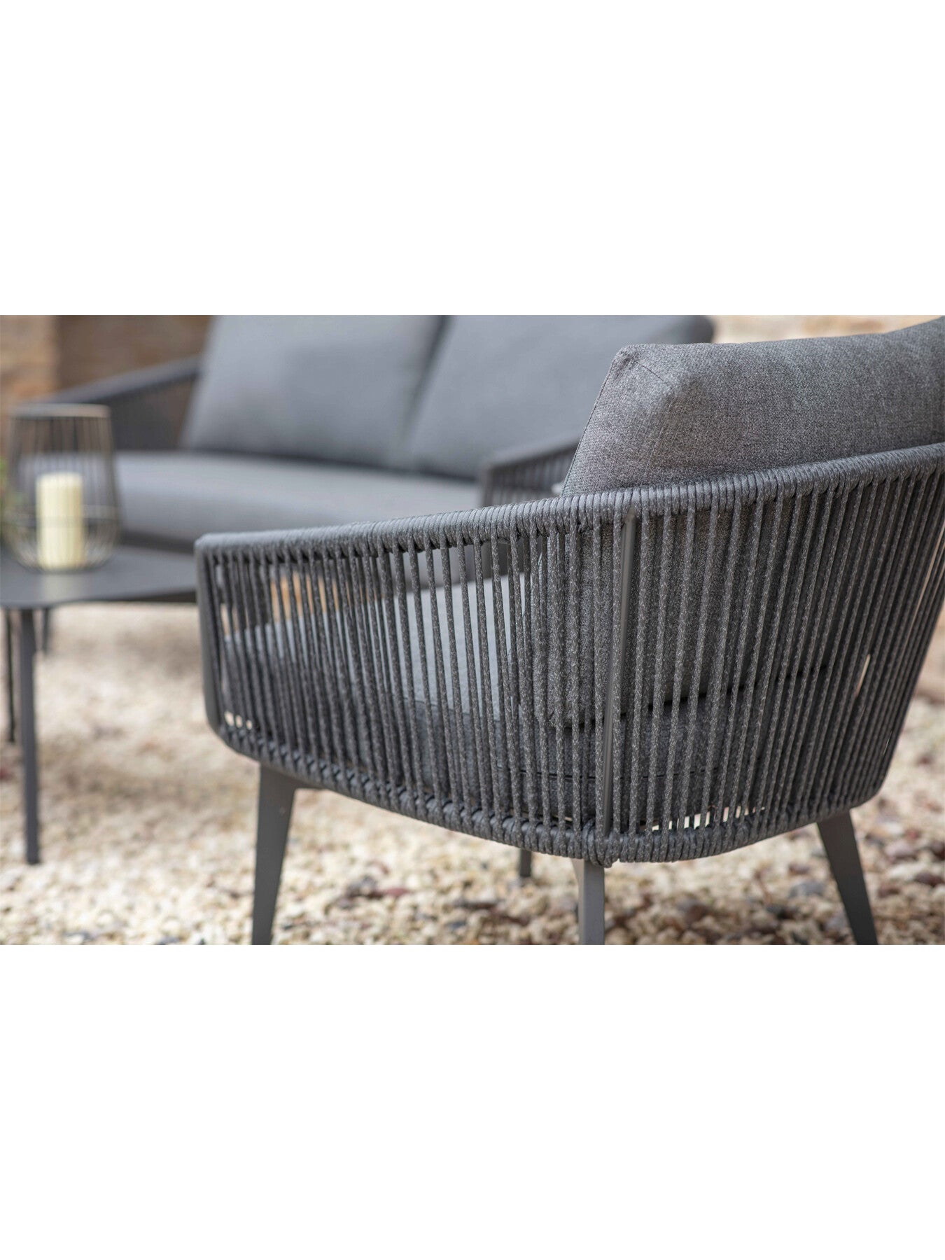 Palermo Lounge Set with 2 Seater Sofa, 2 Armchair