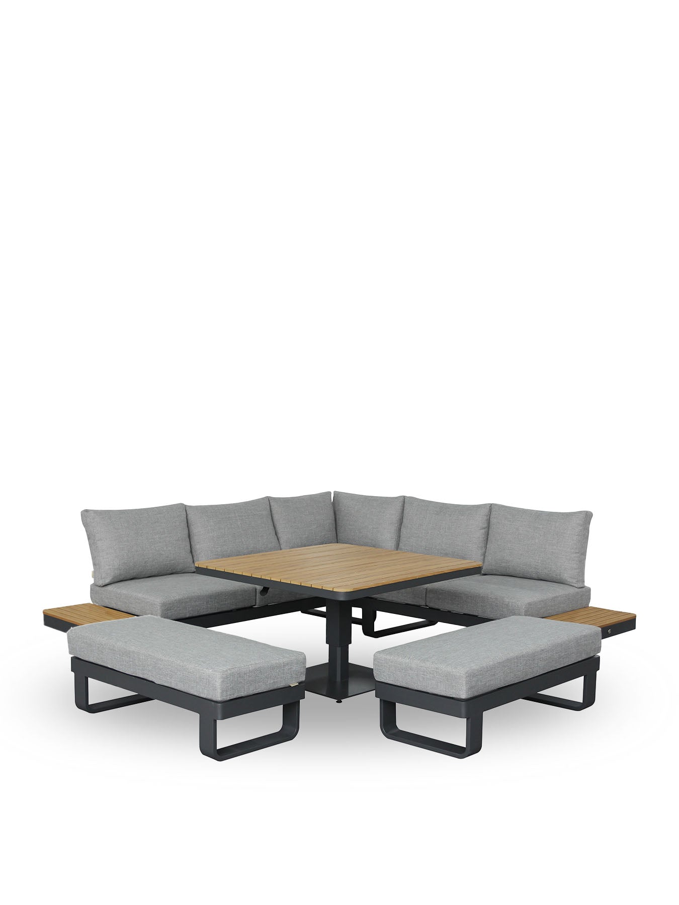 Brooklyn 8-Seater Garden Lounge Set Anthracite